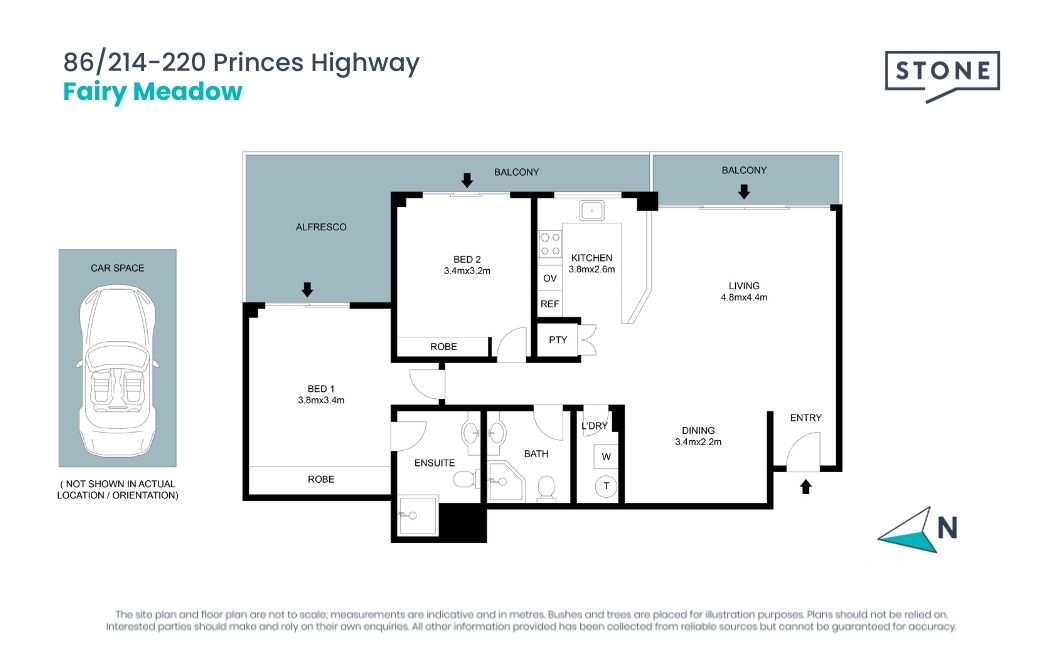 Central and spacious