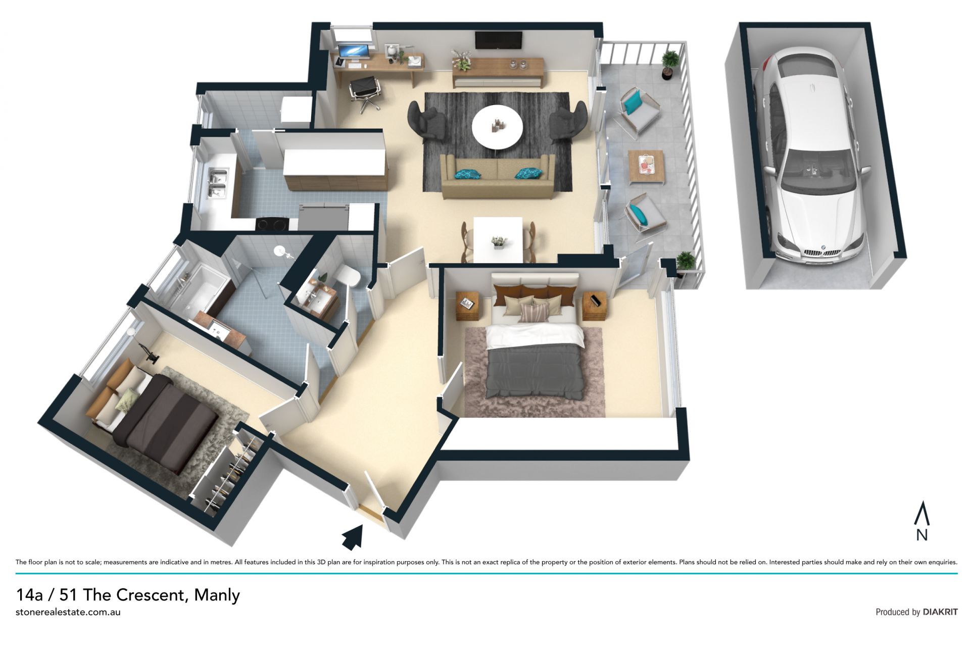 Contemporary lifestyle apartment on Manly Harbour