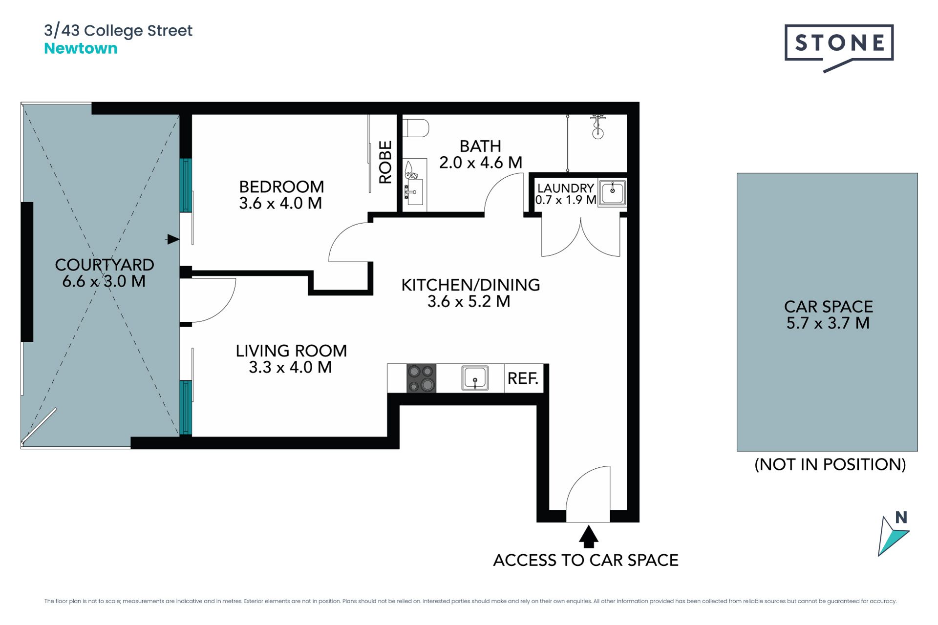Smart style in a designer courtyard apartment