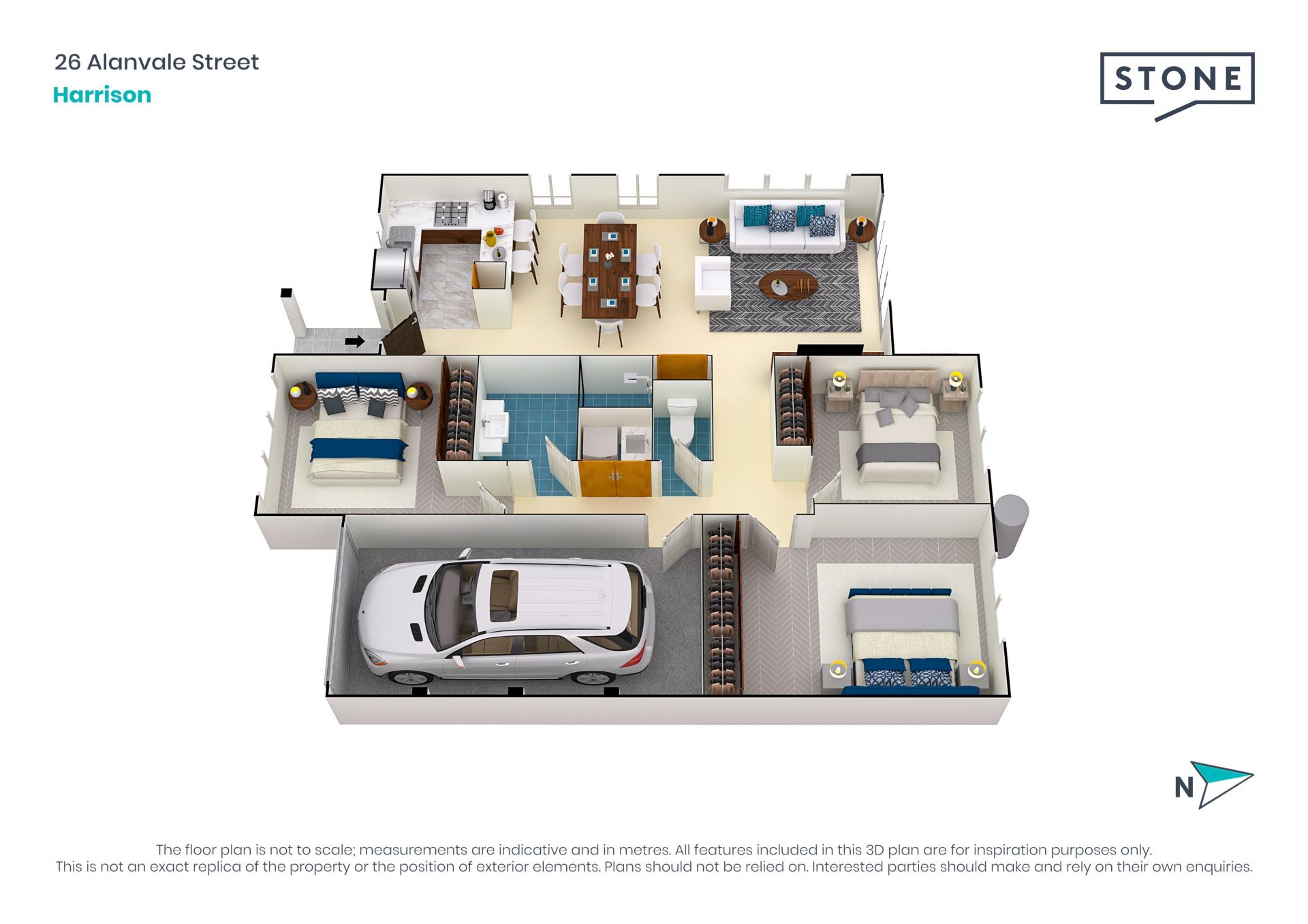 Spacious and stylish 3 bedroom haven