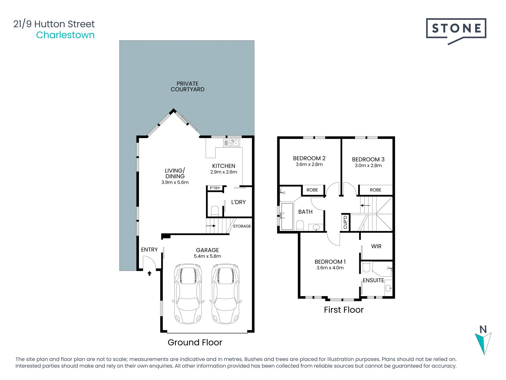 Stylish townhouse just over 1km from Charlestown Square