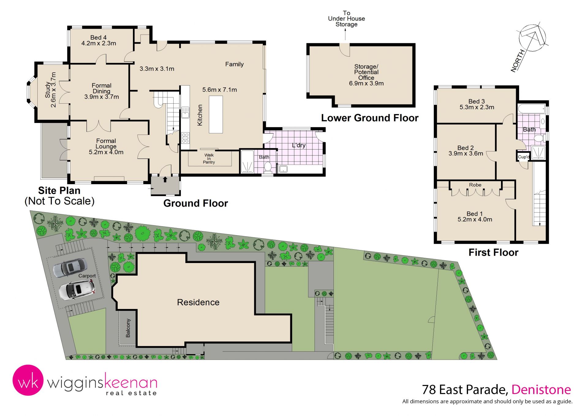 Double brick family home with generous proportions just a stroll to rail!