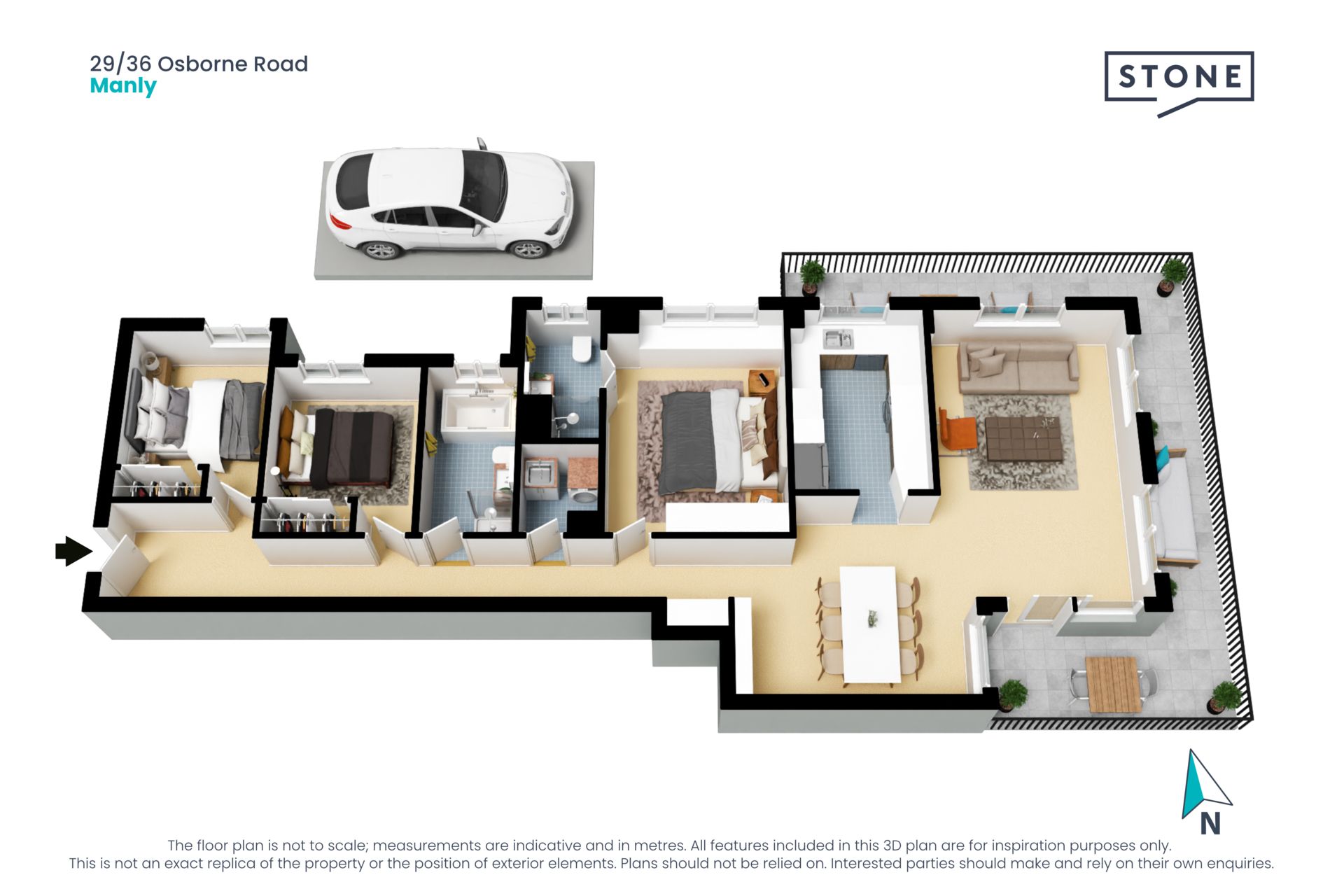 Desirable executive apartment