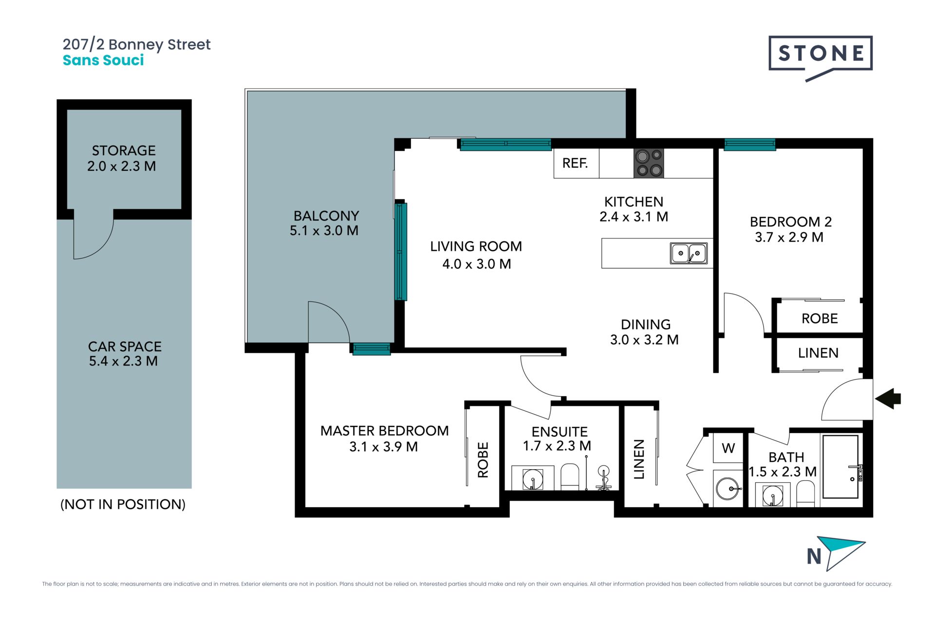 Bright and tranquil living in the modern 'Palais' community