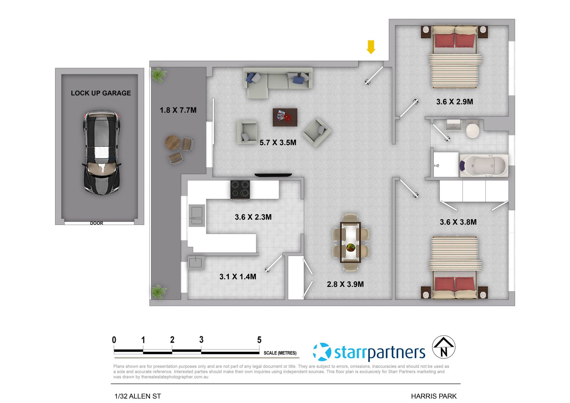 Two Bedroom Unit - Great Location!