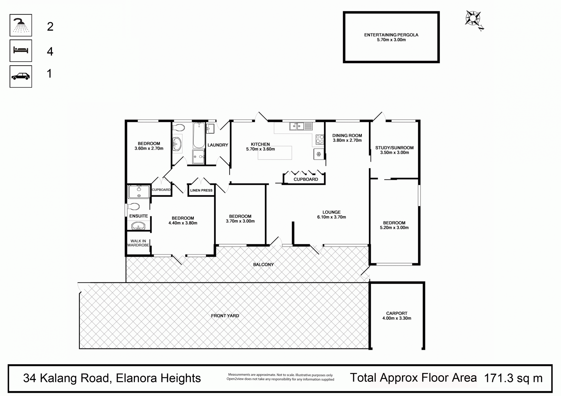 Modern, Single Level Home