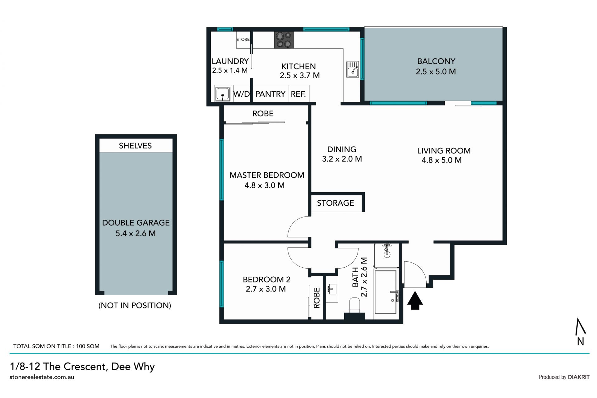 Oversized apartment in great location