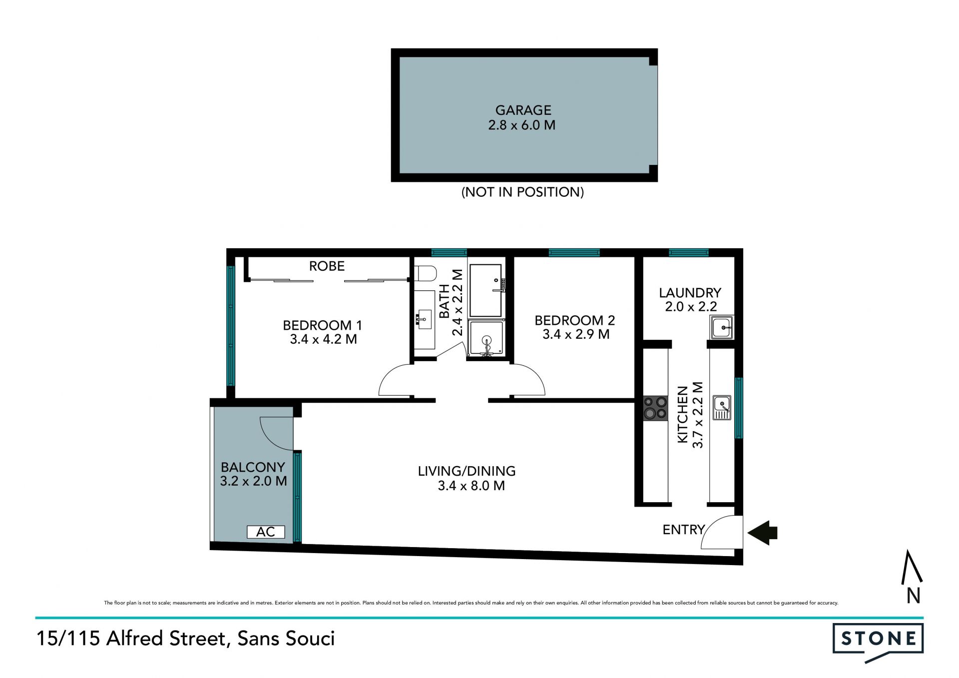 Bright spacious apartment close to the beach