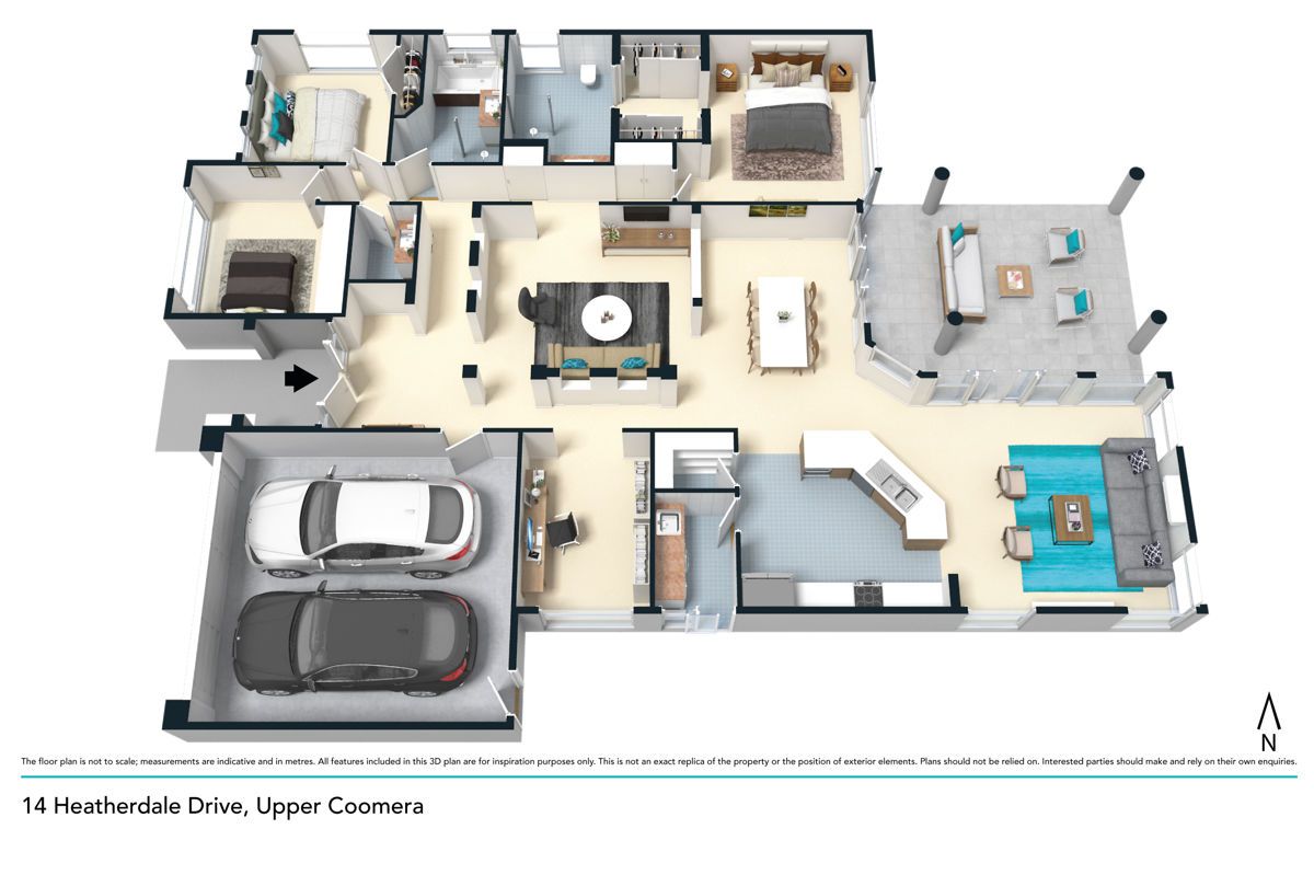 Sublime single-level spaciousness..