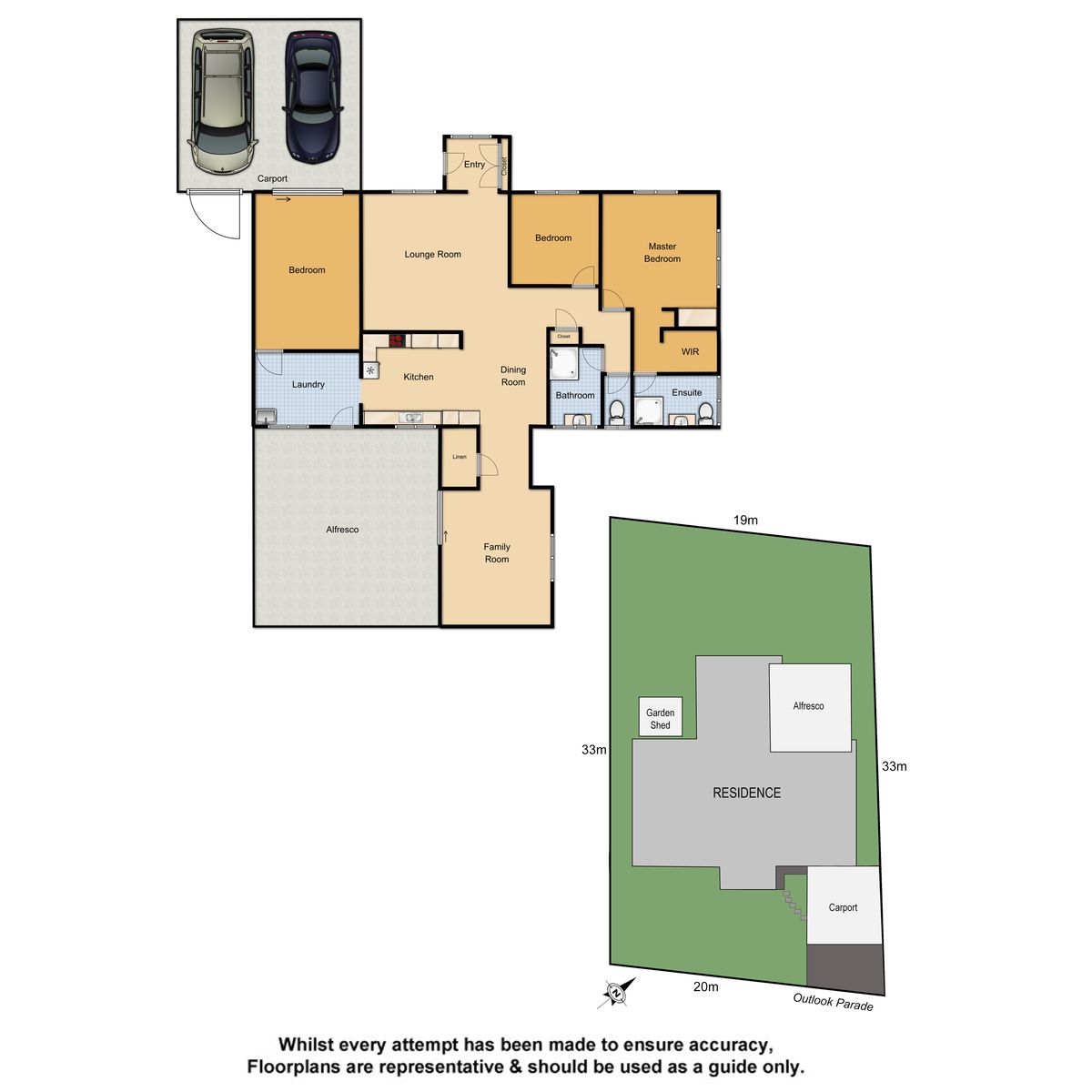 3 BEDROOM PLUS ENSUITE ON A 632m2 BLOCK