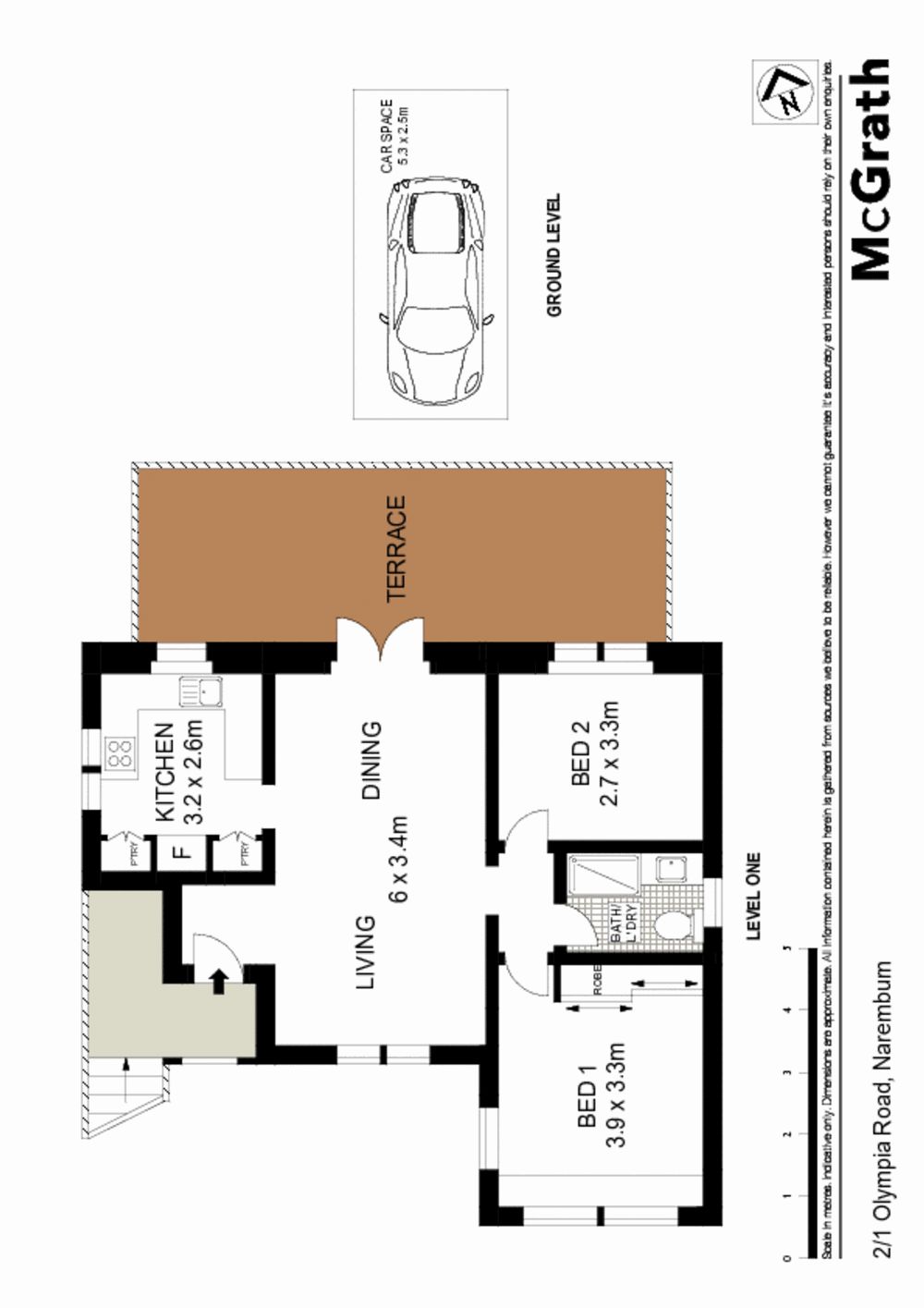 Combined lounge and dining room flows to covered terrace