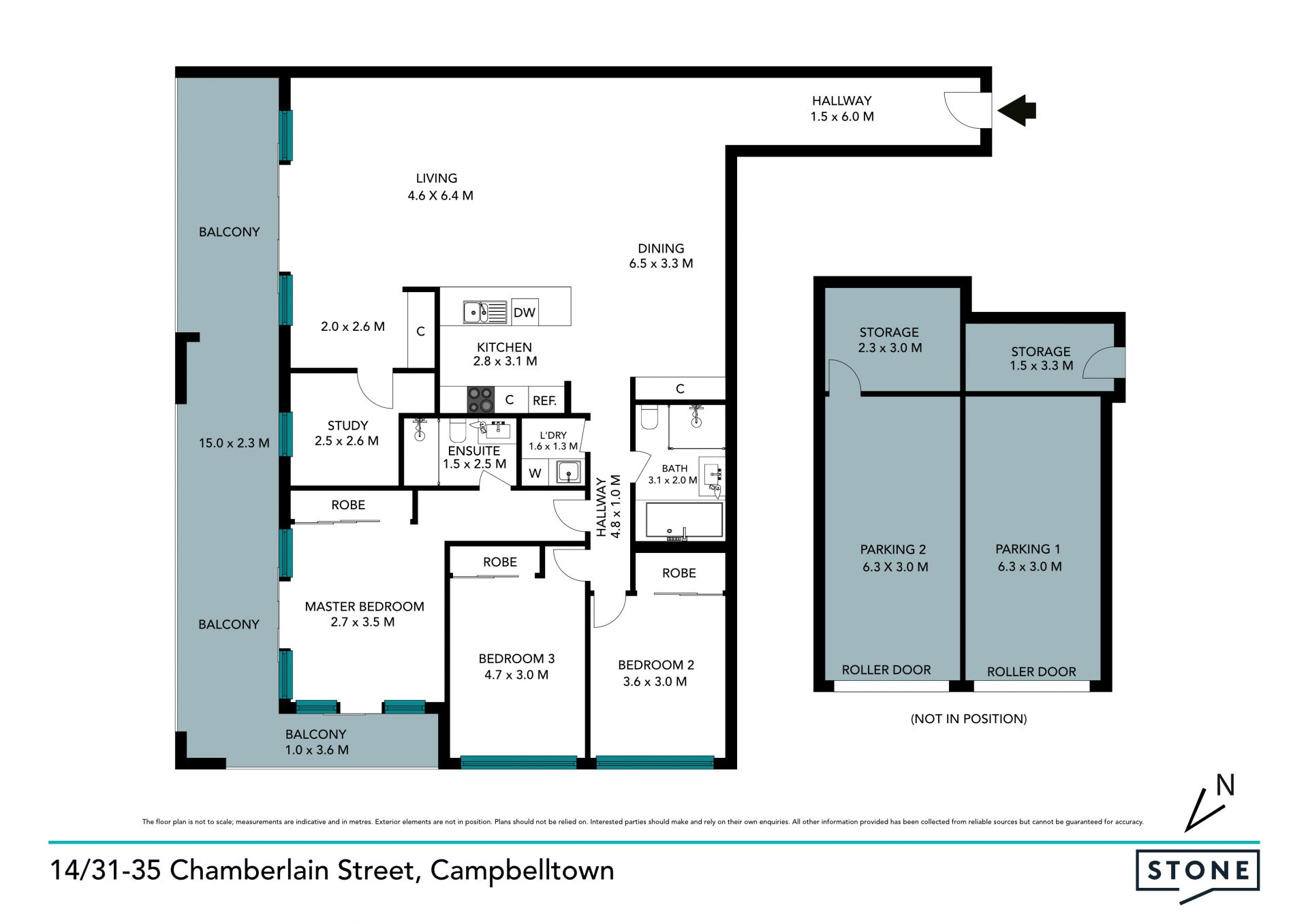 Spacious, Modern & Prime Location