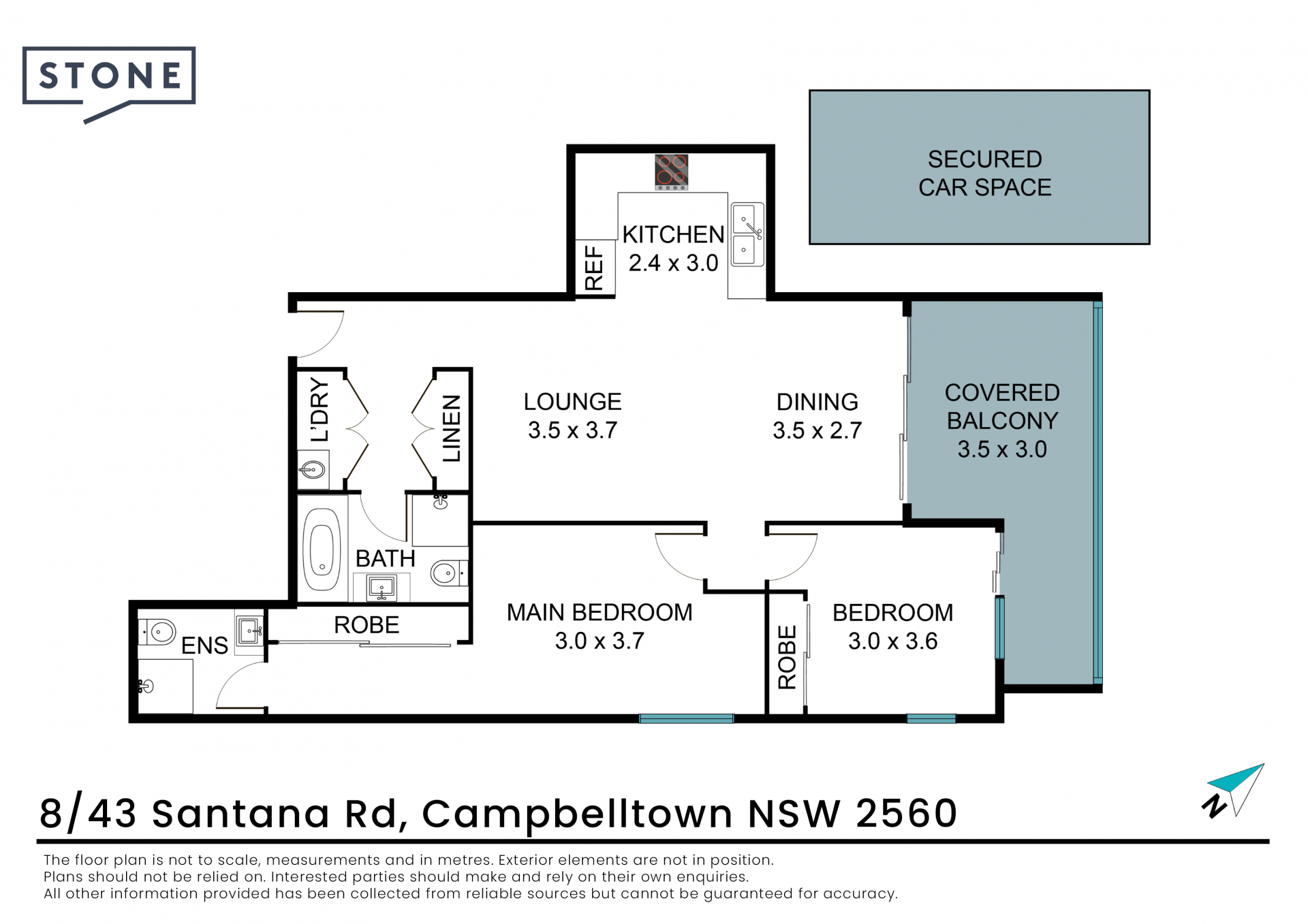 Park central apartment with bush reserve views