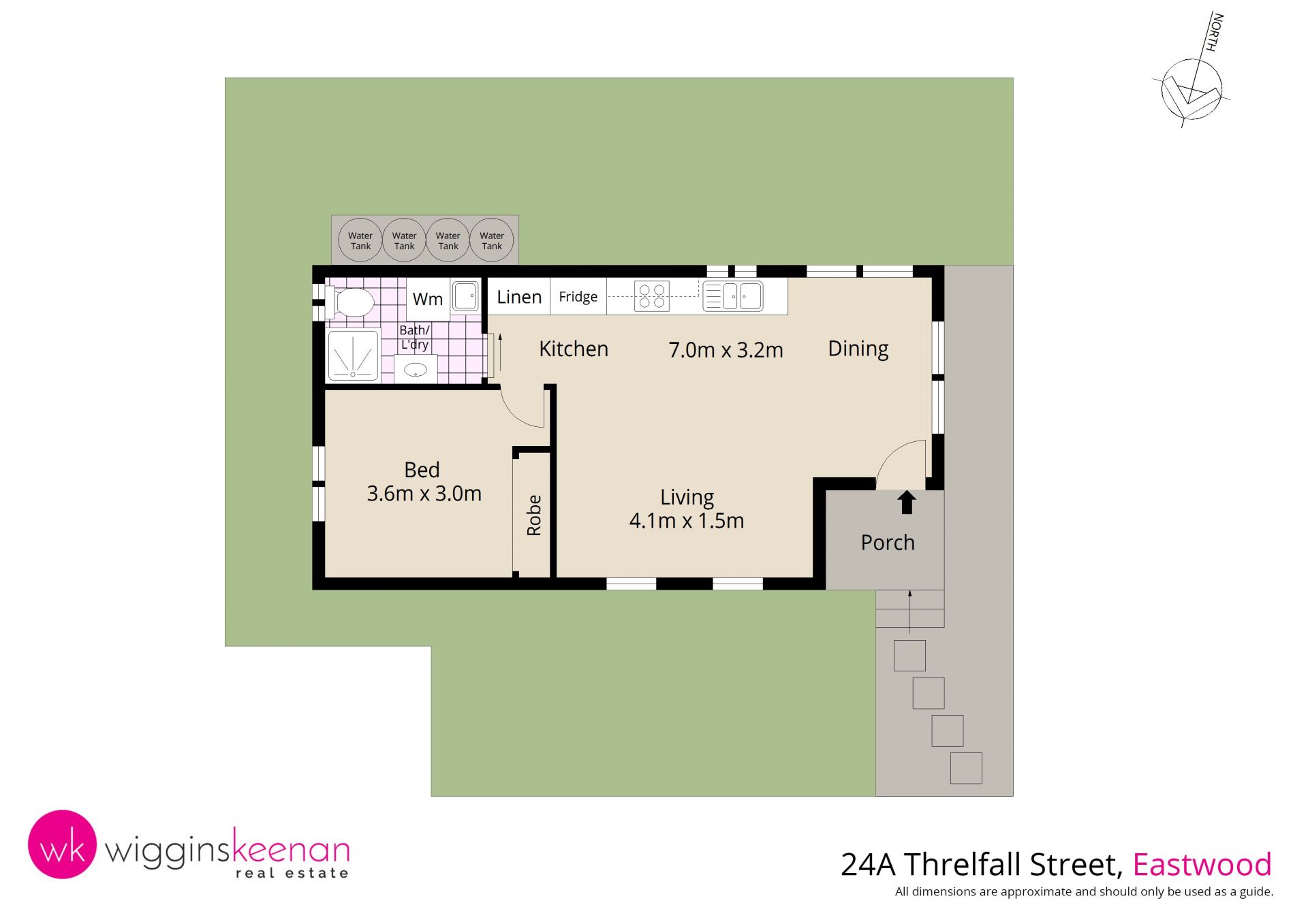 Furnished 1 bedroom Granny flat