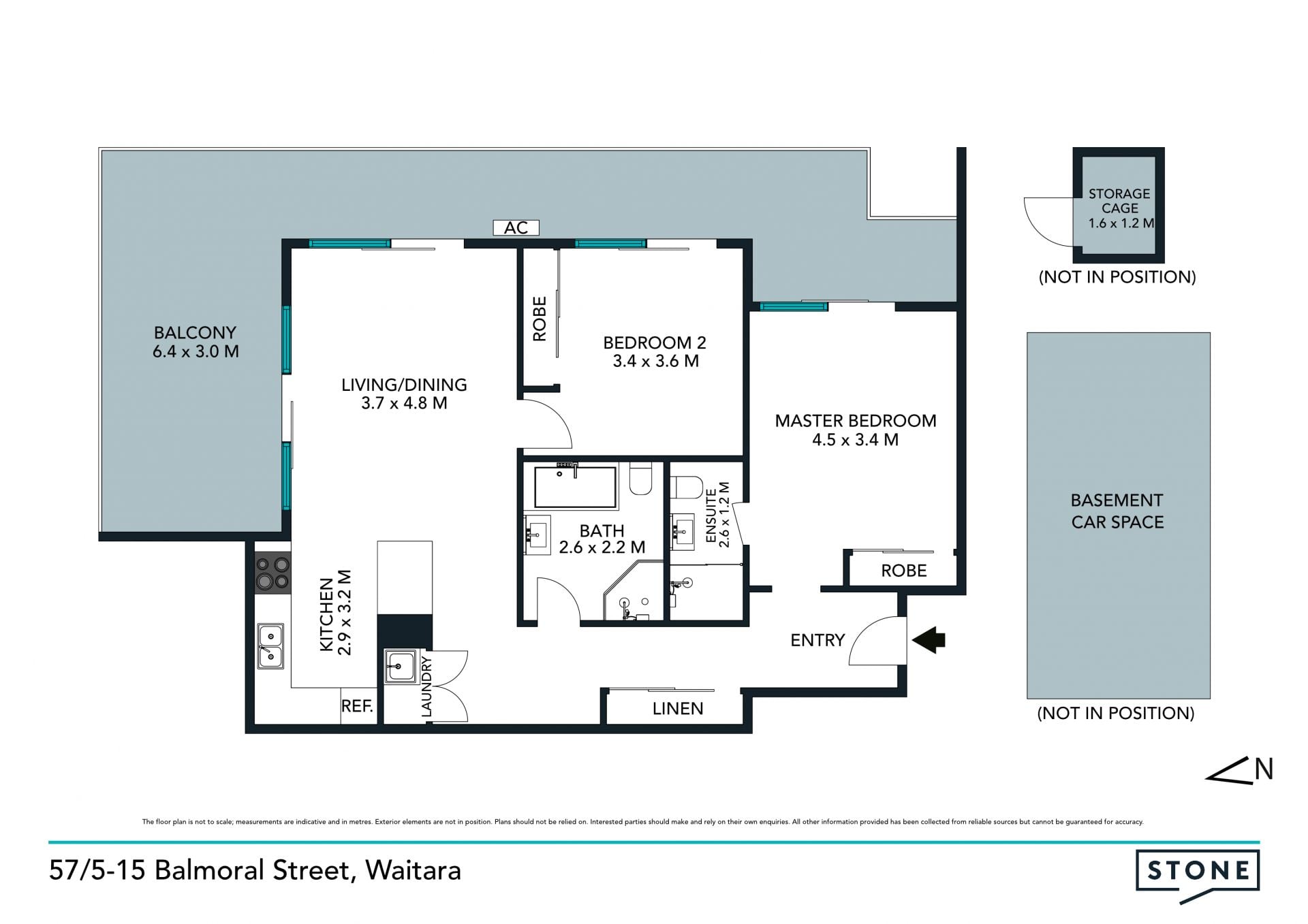Ideally located two-bedroom apartment