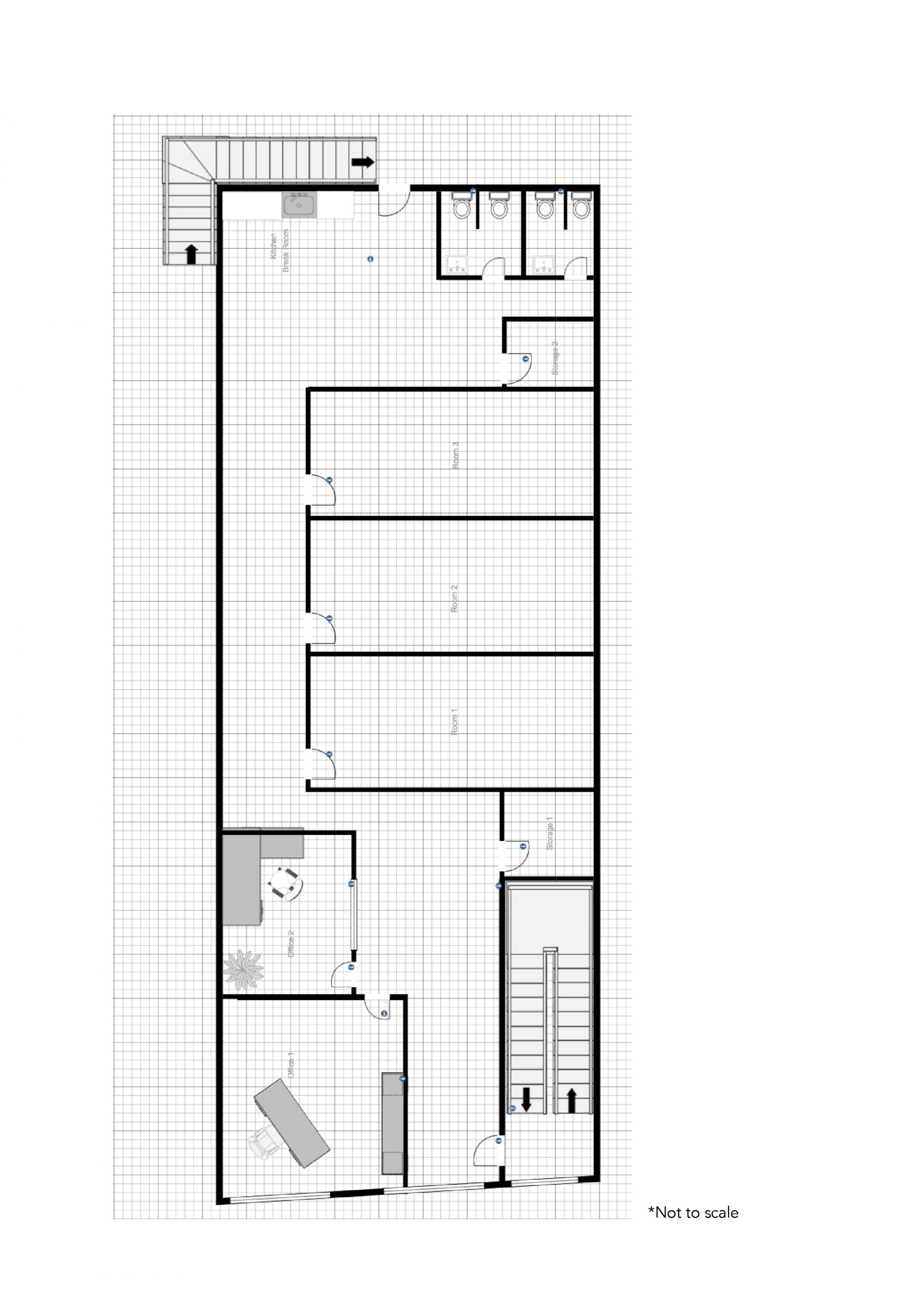 SUPERB LOCATION, FLEXIBLE OFFICE SPACE WITH PARKING