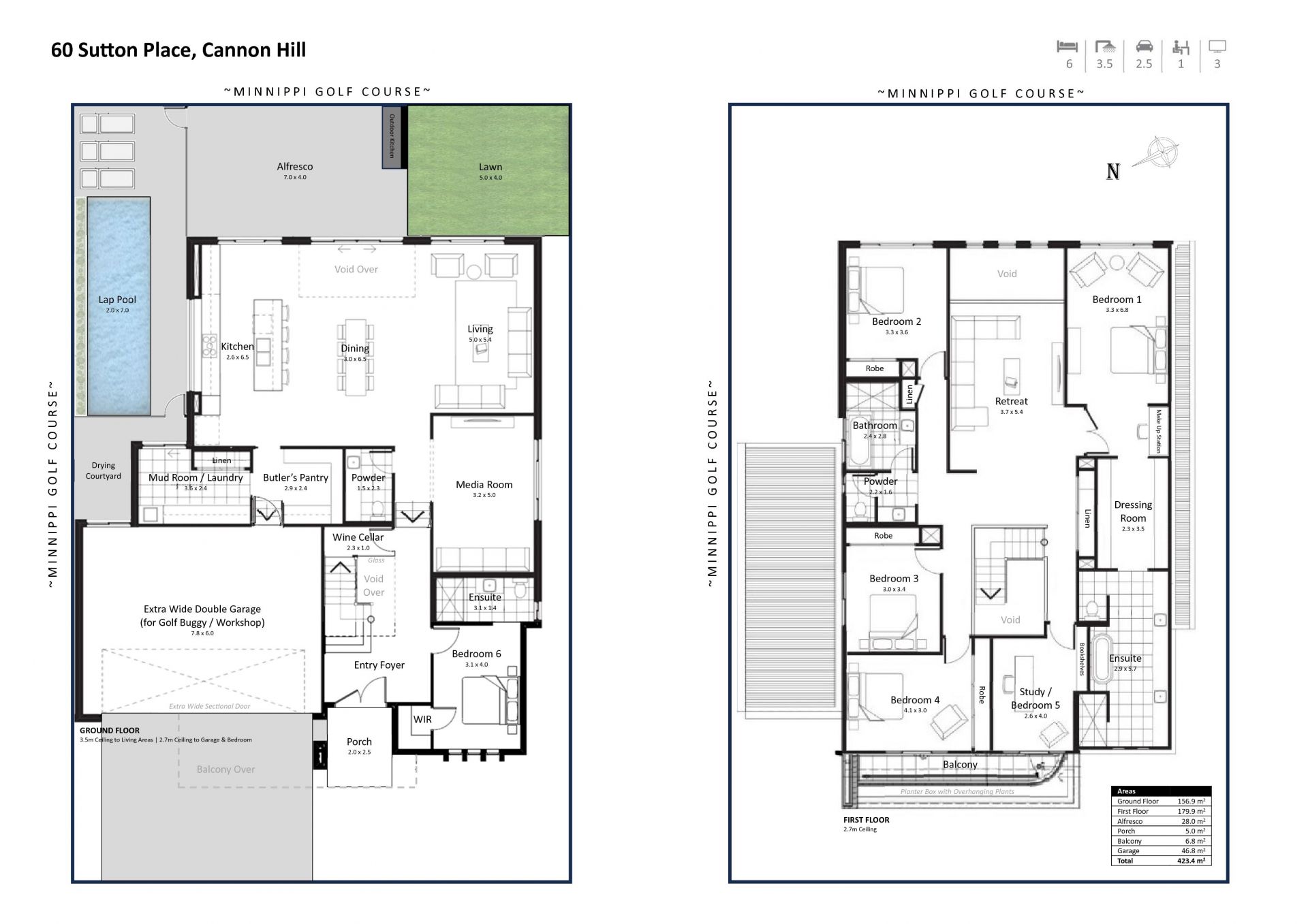Exclusive Golf Frontage Living