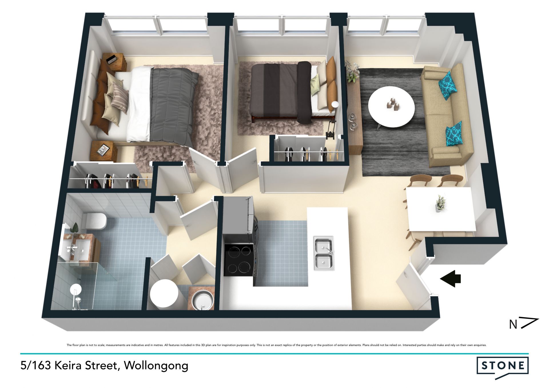 Charming apartment offers idyllic inner city living