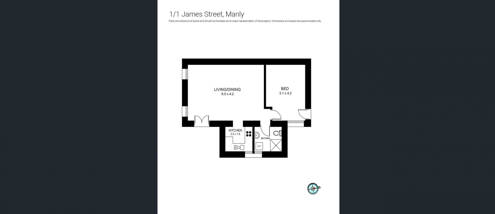 Sun-Drenched One-Bedroom Apartment Moments from Manly Cove and Beach.