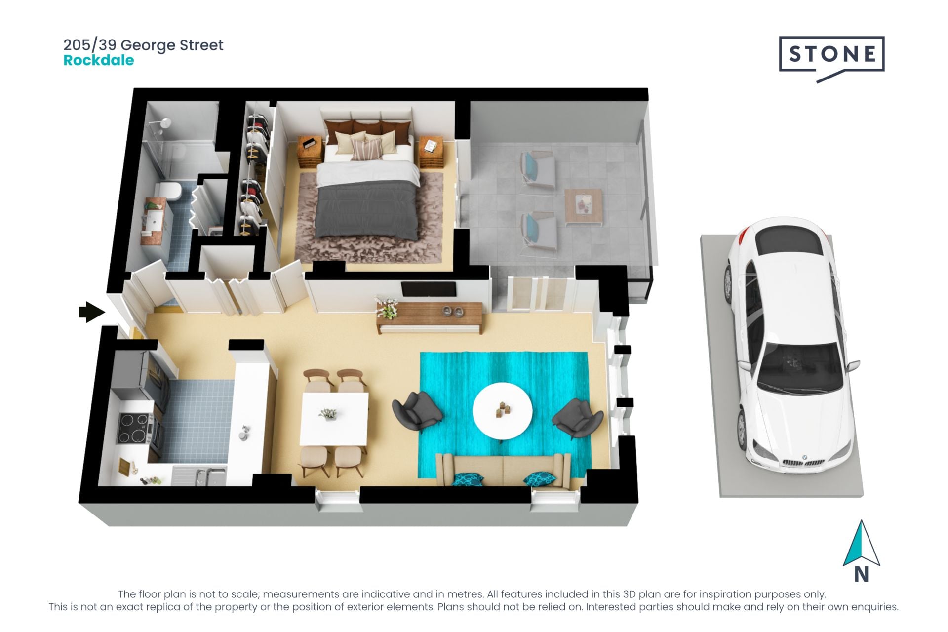 Walk-everywhere village lifestyle (80sqm)