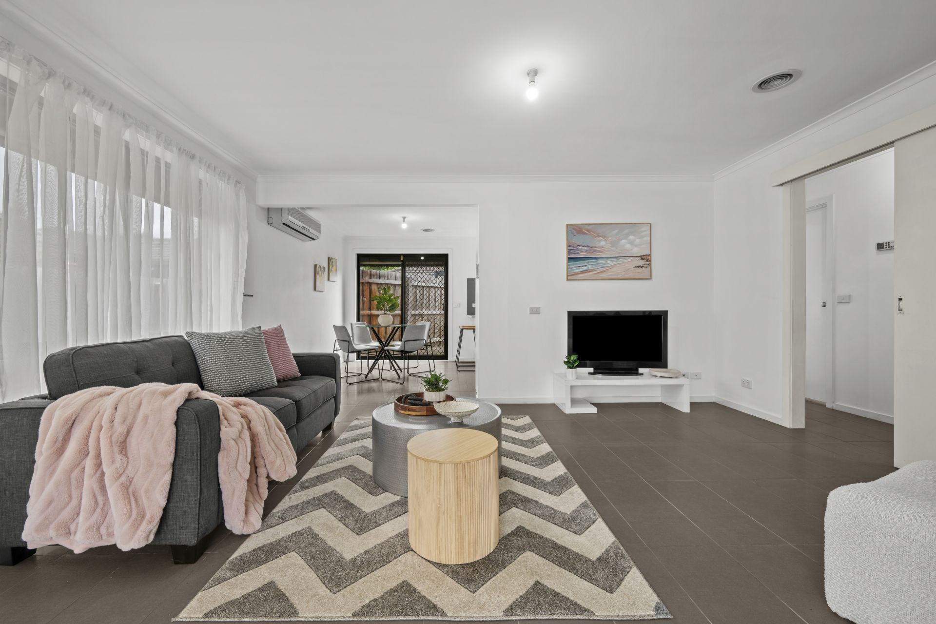 Spacious Dimensions In A Well-Connected Locale