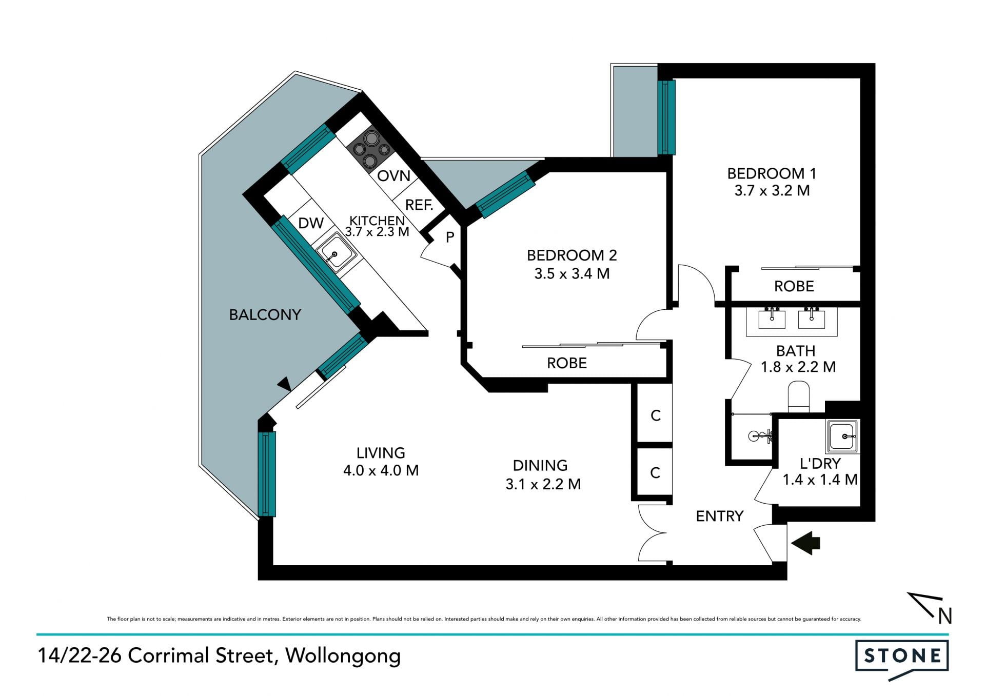 Ocean view apartment basks in northern sun