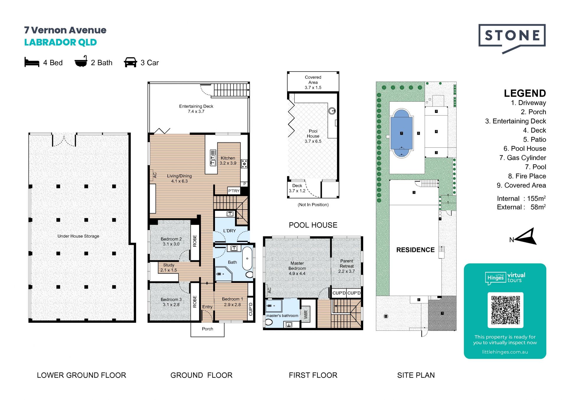 Modern Oasis with Pool & Entertainer’s Retreat - Close to the Broadwater