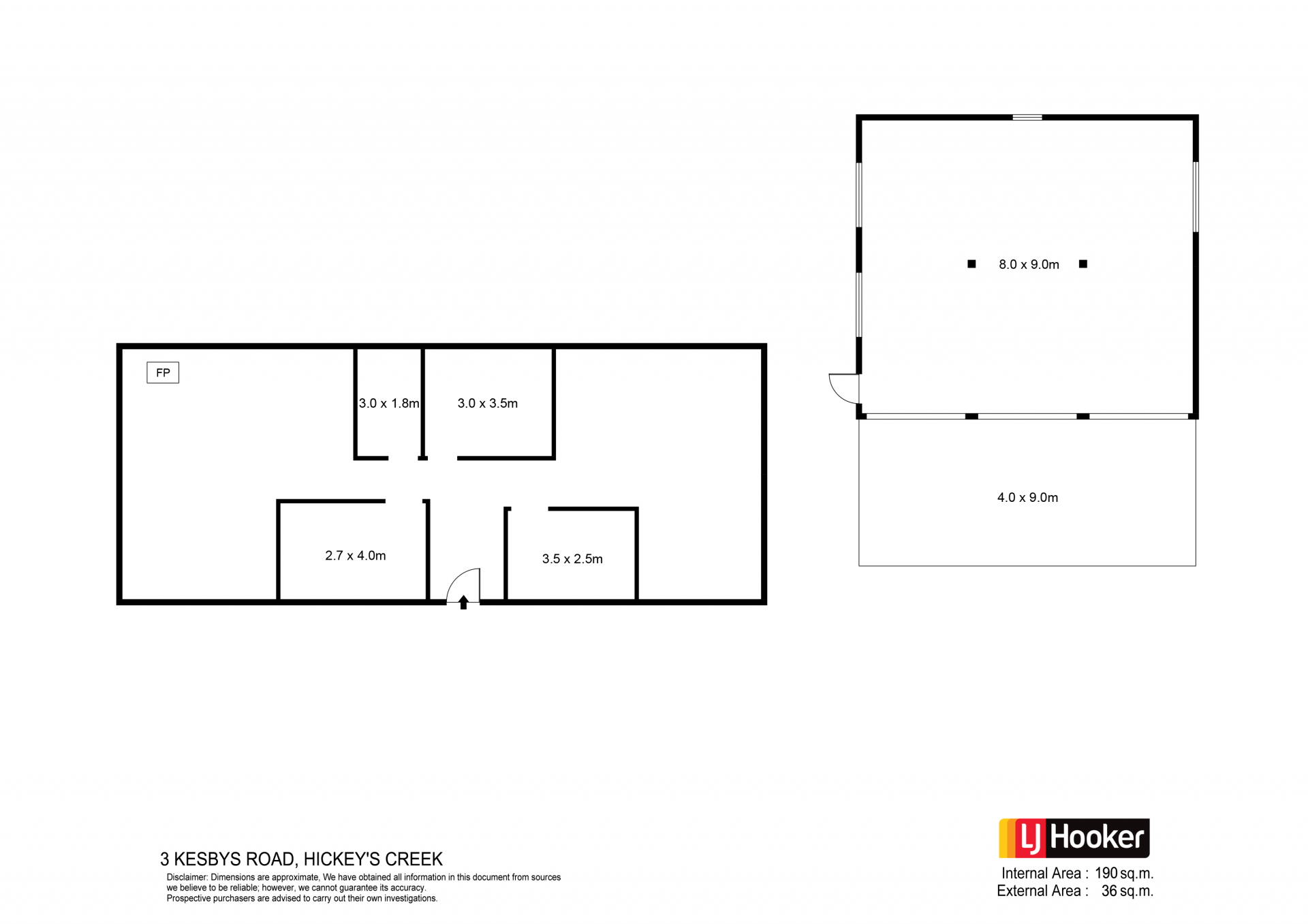 Picturesque block with Multiple Sheds on 2000sqm