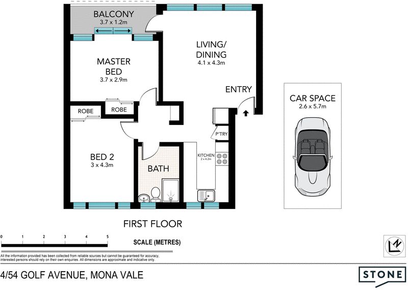 Modern lifestyle apartment just 100m from the beach