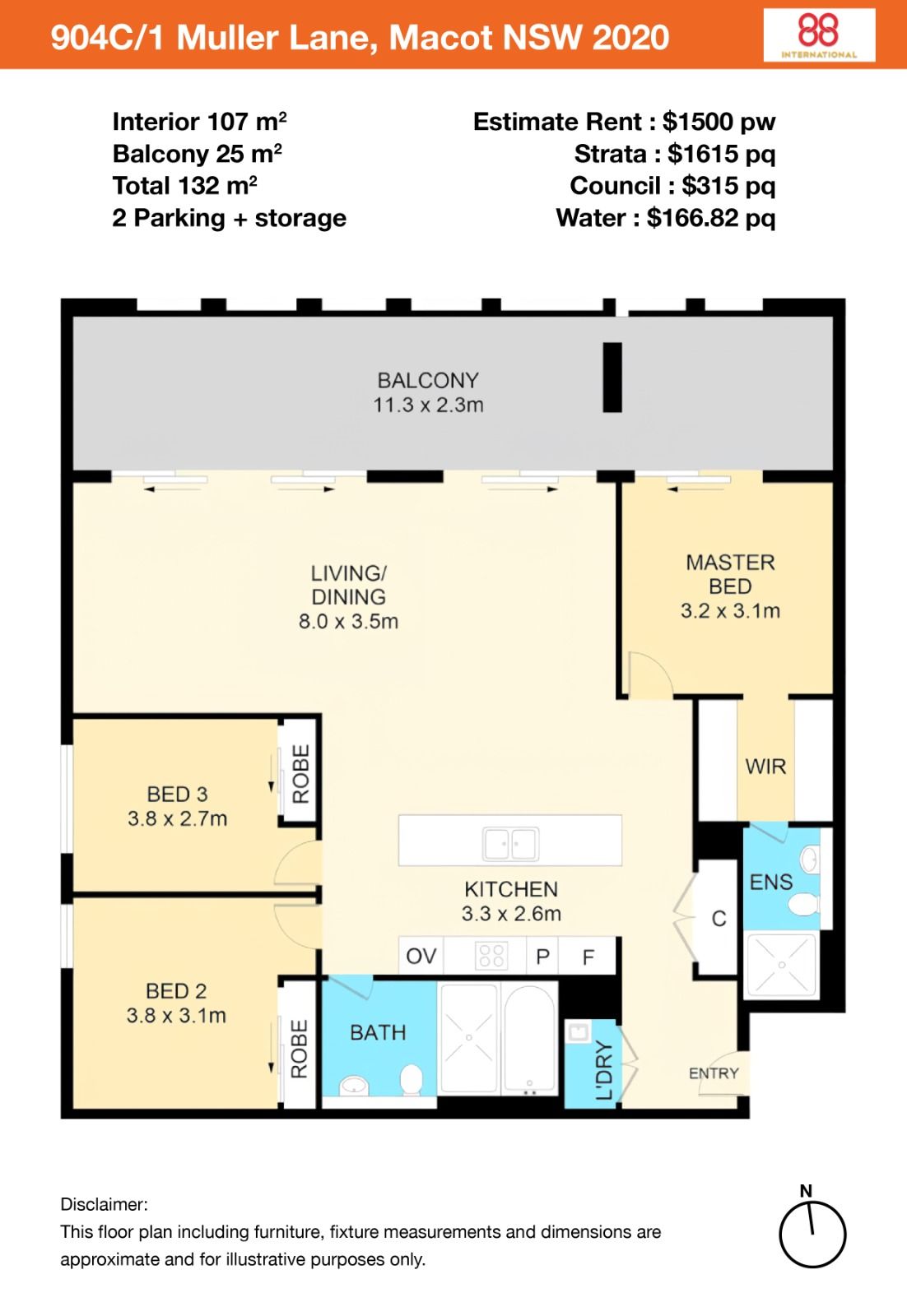 LUXURIOUS & CONVENIENT NORTH FACING 3 BEDROOM IN THE HEART OF MASCOT