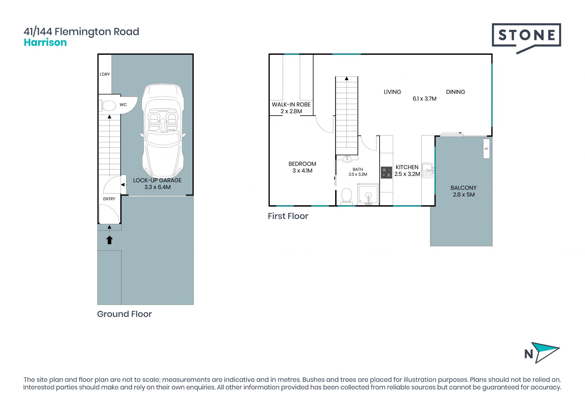 Bright and modern 1 bedroom townhouse only meters from Light Rail.