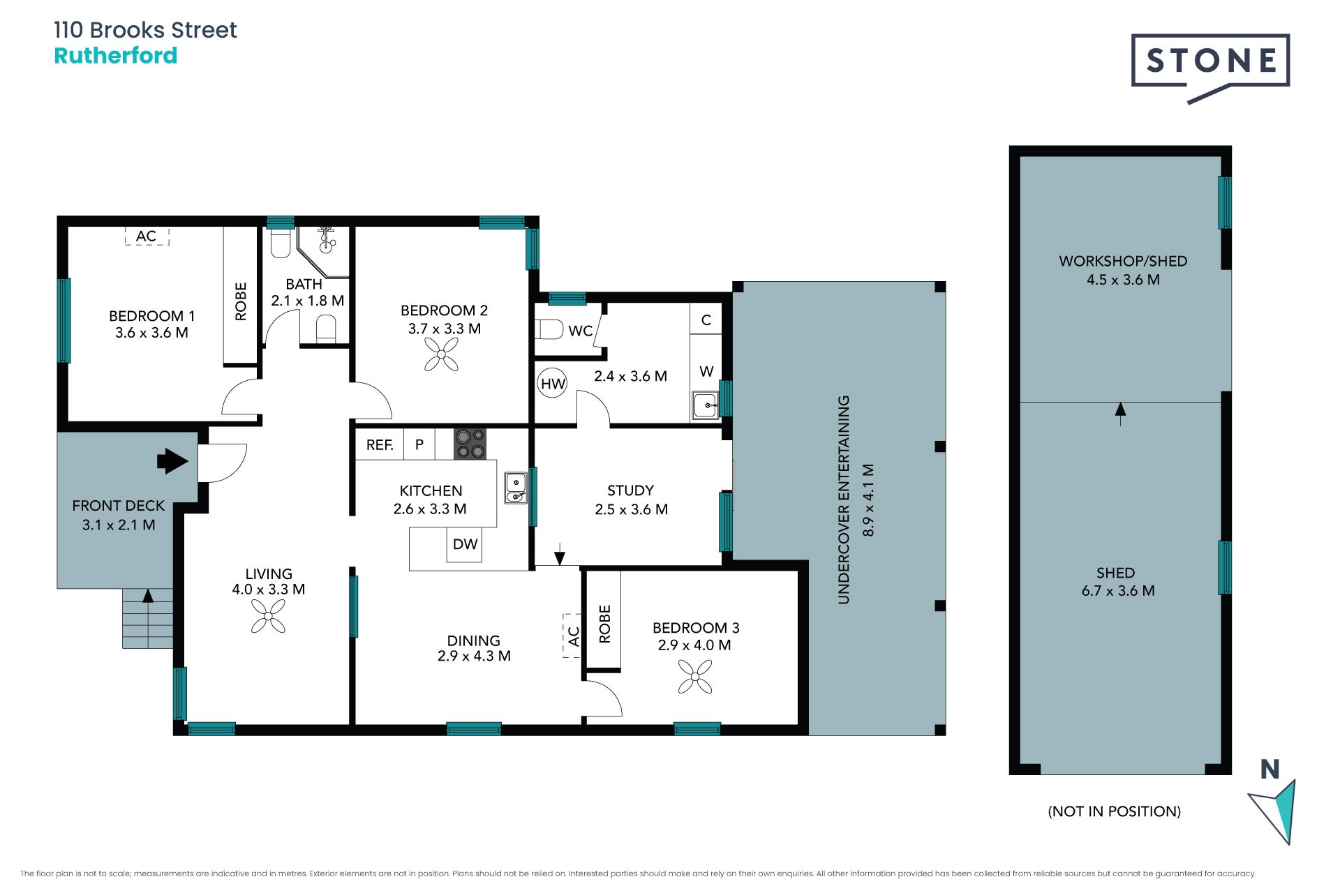 Three bedroom cute as a button home