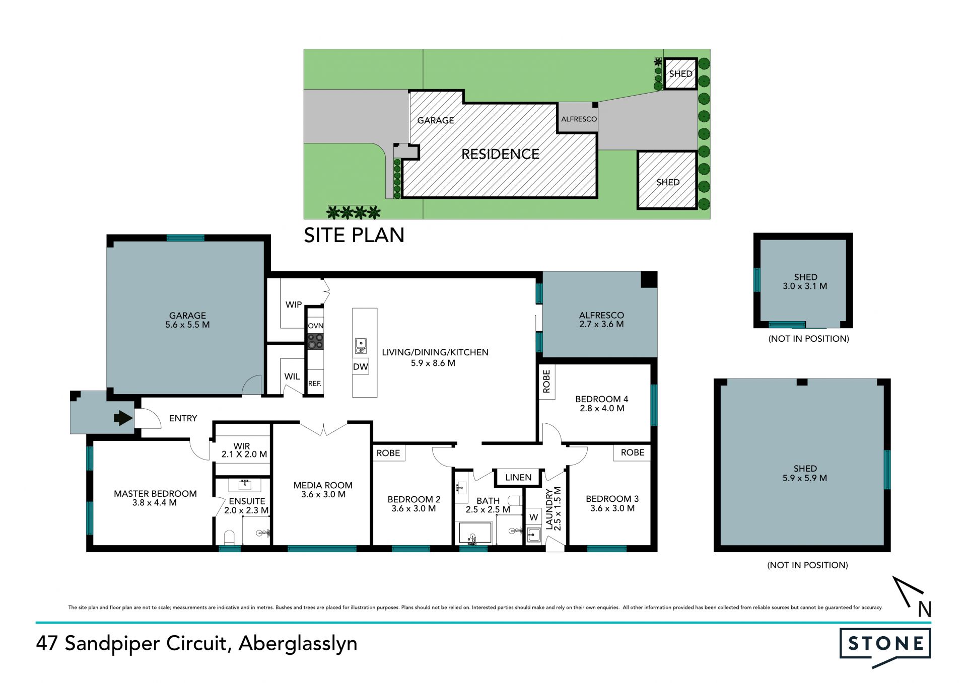 Contemporary home with a fabulous family floorplan