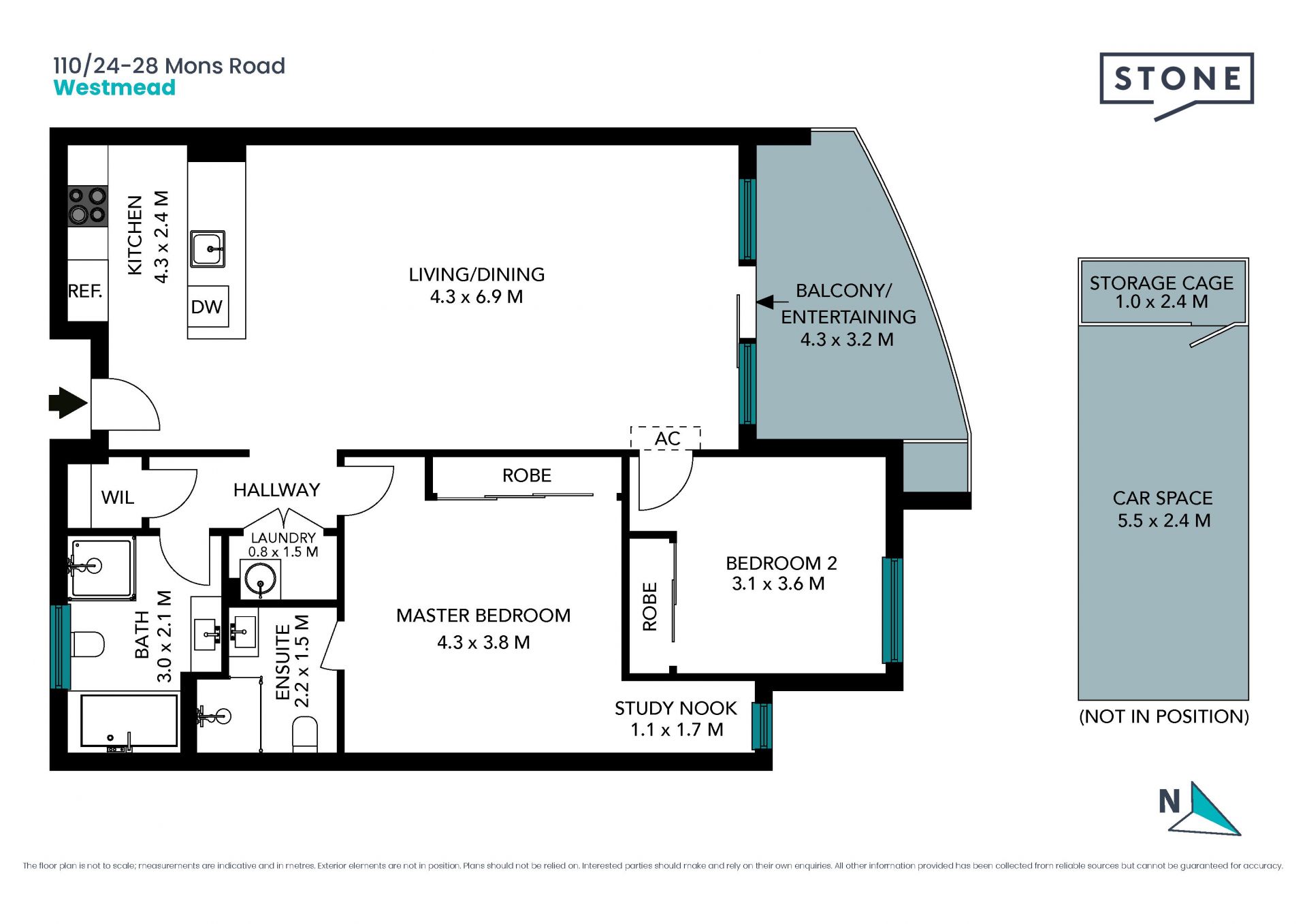 Modern apartment in ultra-convenient position