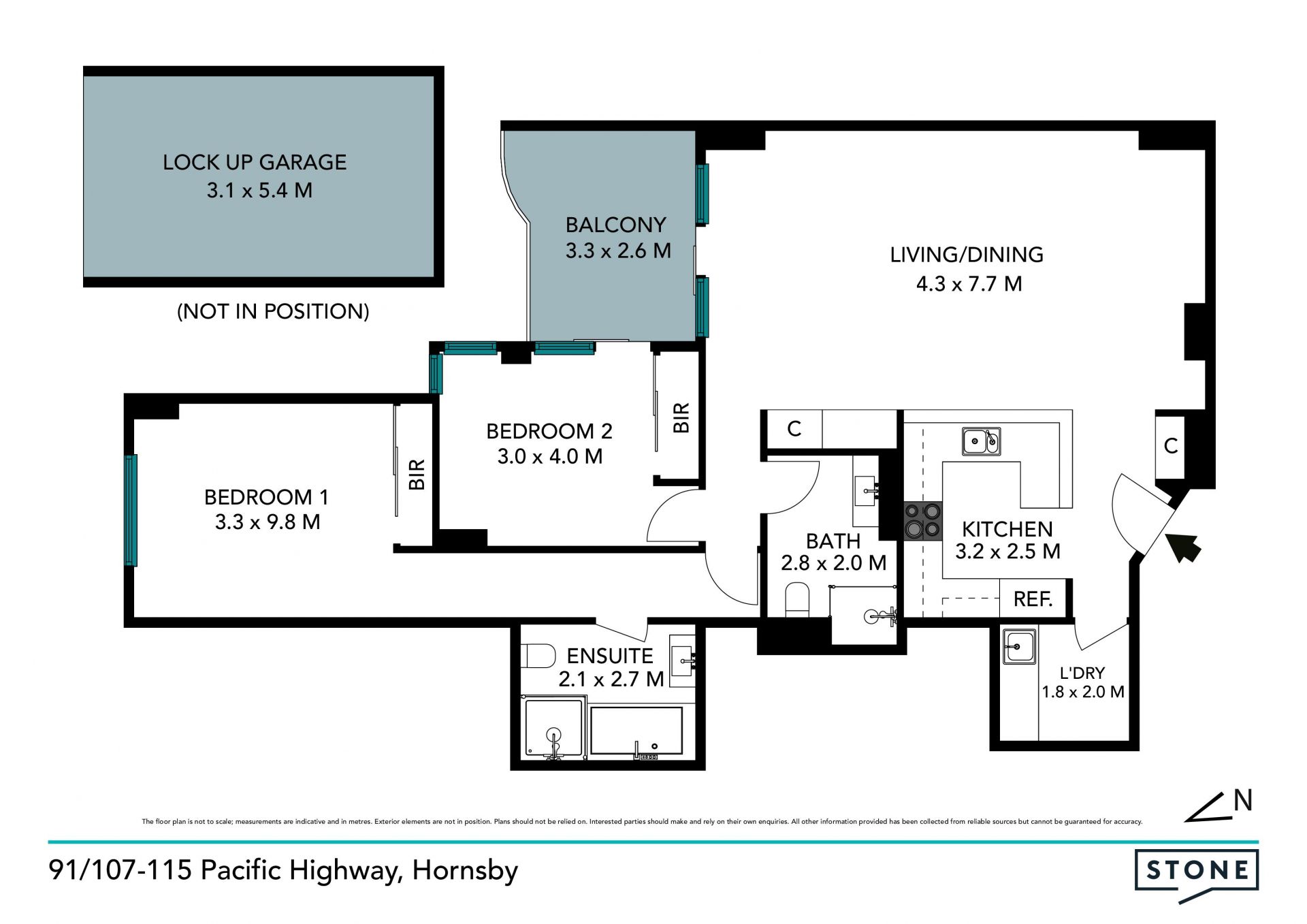 Spacious and Stylish 2 Bedroom unit