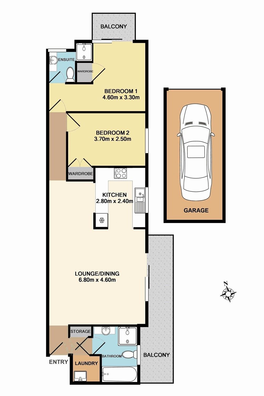 Low maintenance apartment in unmatched location