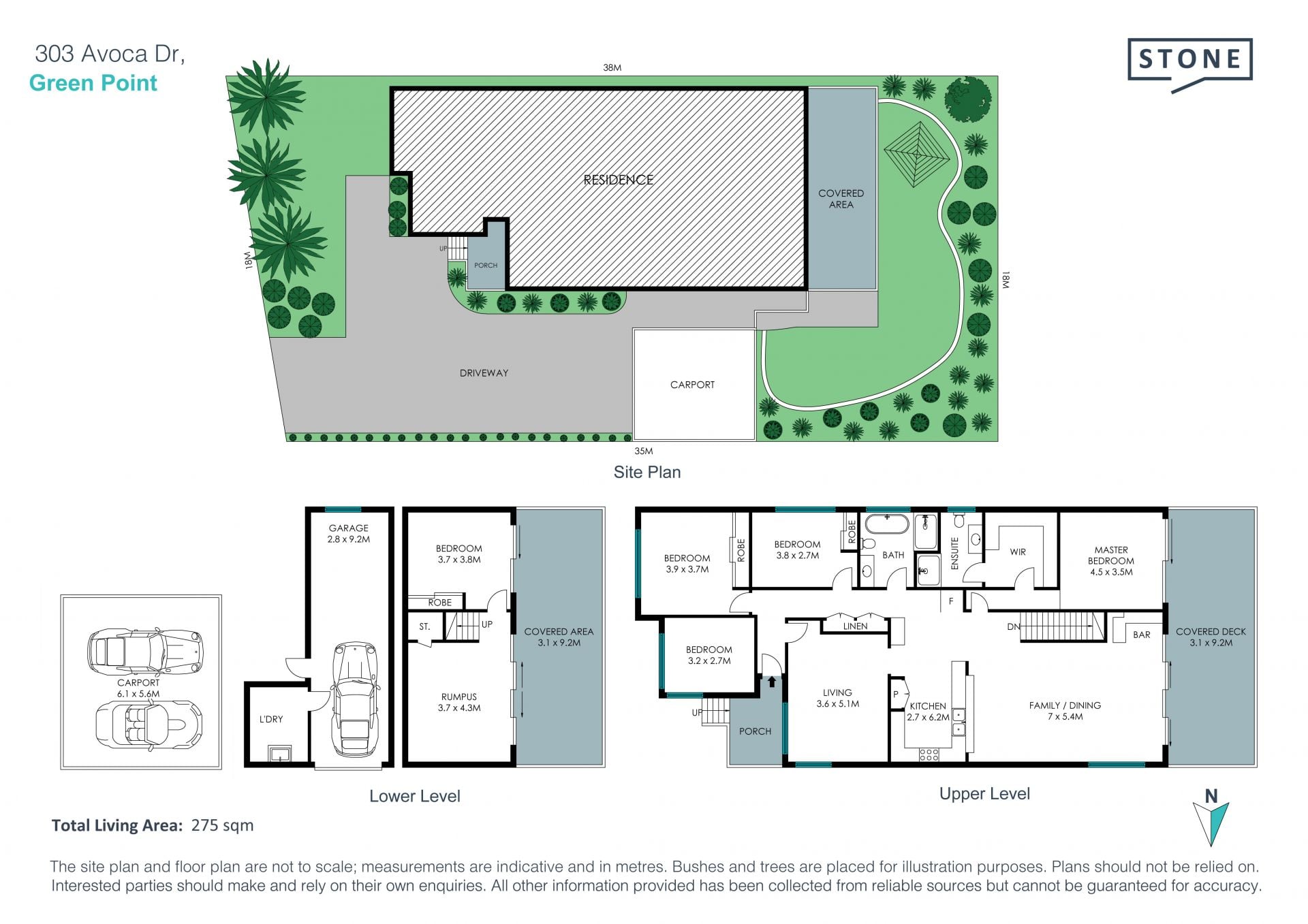 Family Living with Stunning Water Views in a Prime Green Point Location