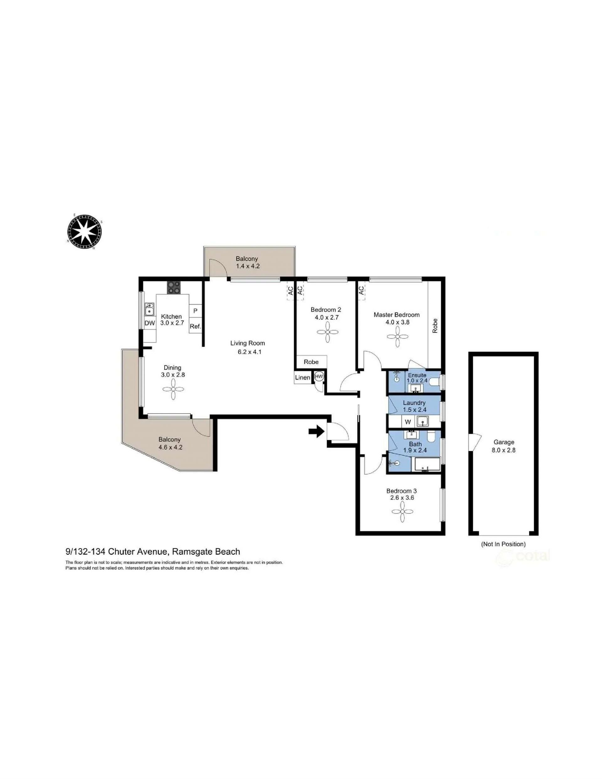 Oversized Three Bedroom Unit