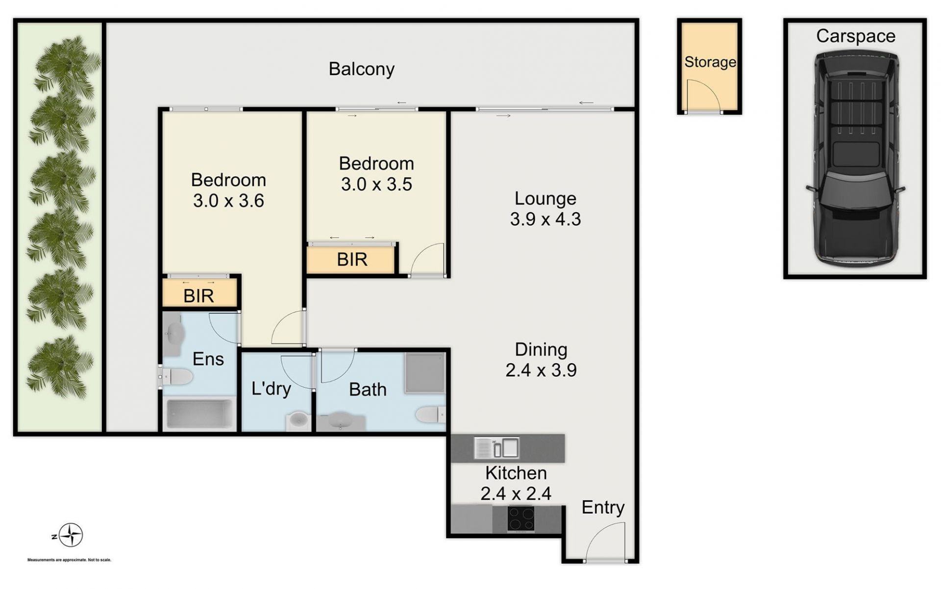 Capacious modern apartment in a convenient location