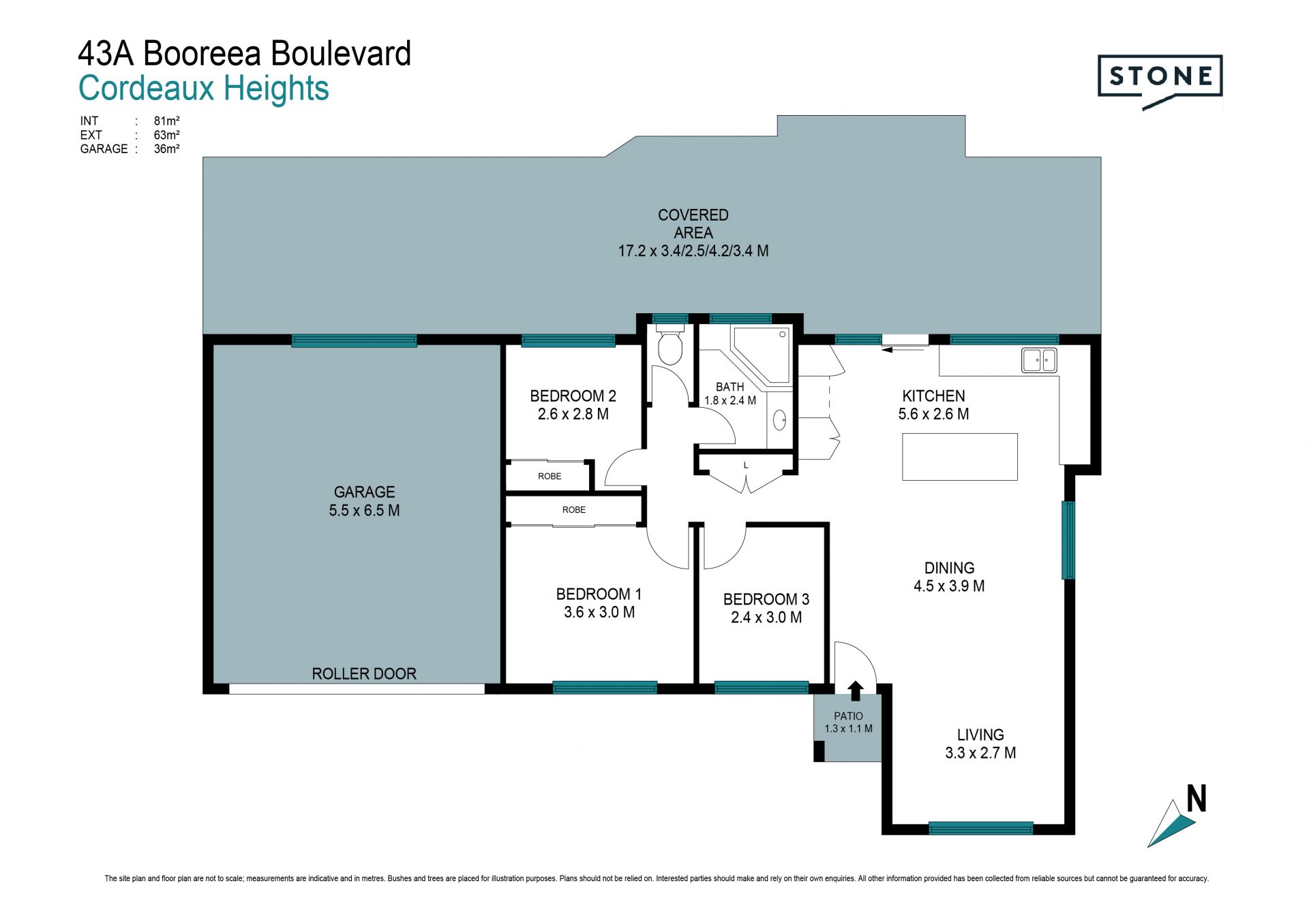 Updated single level home in private leafy setting