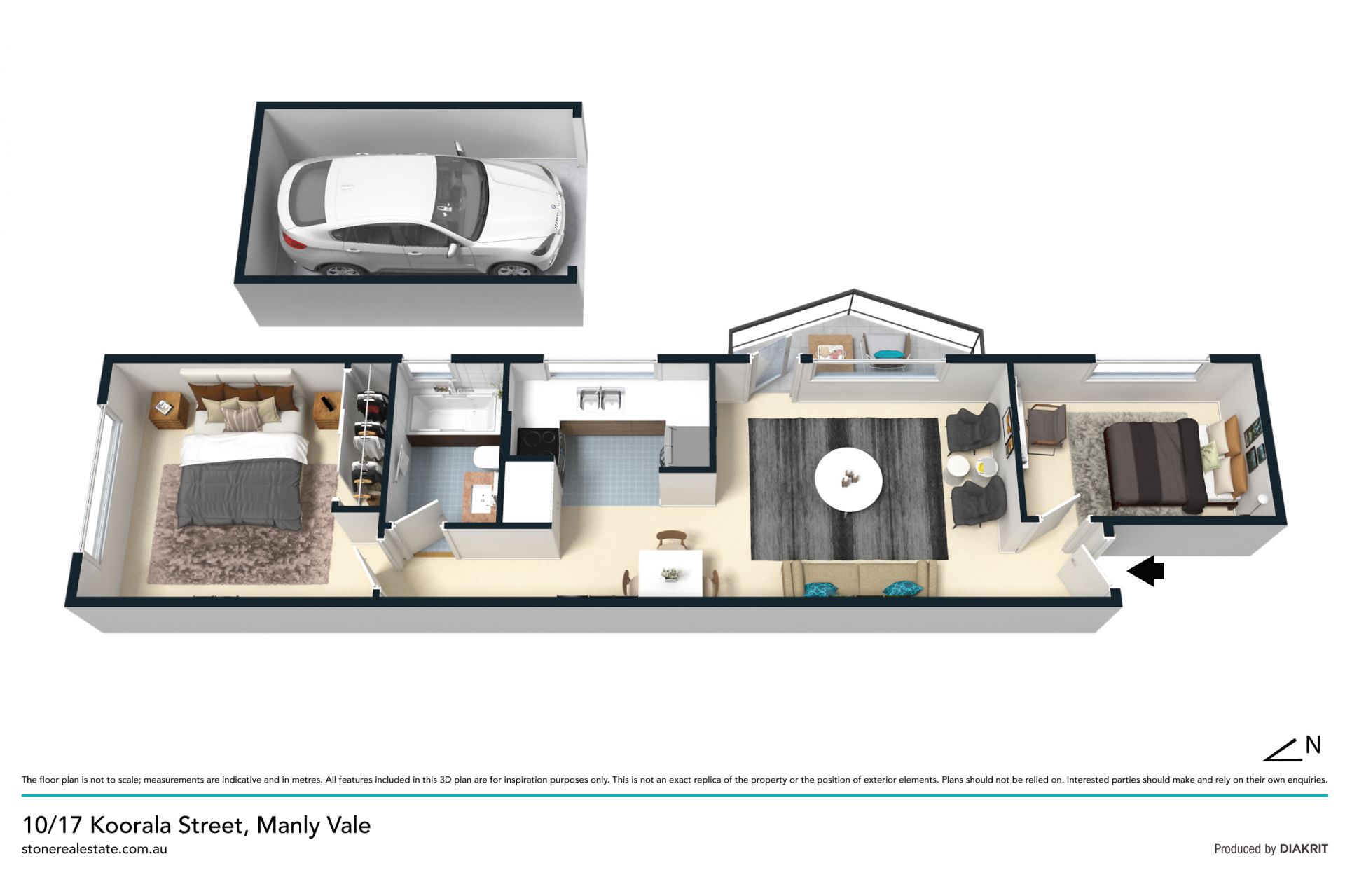 Fresh modern apartment and central to everything