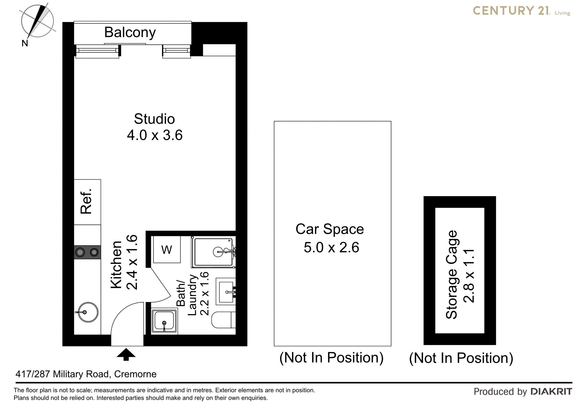 STUDIO APARTMENT with City and Harbour Views