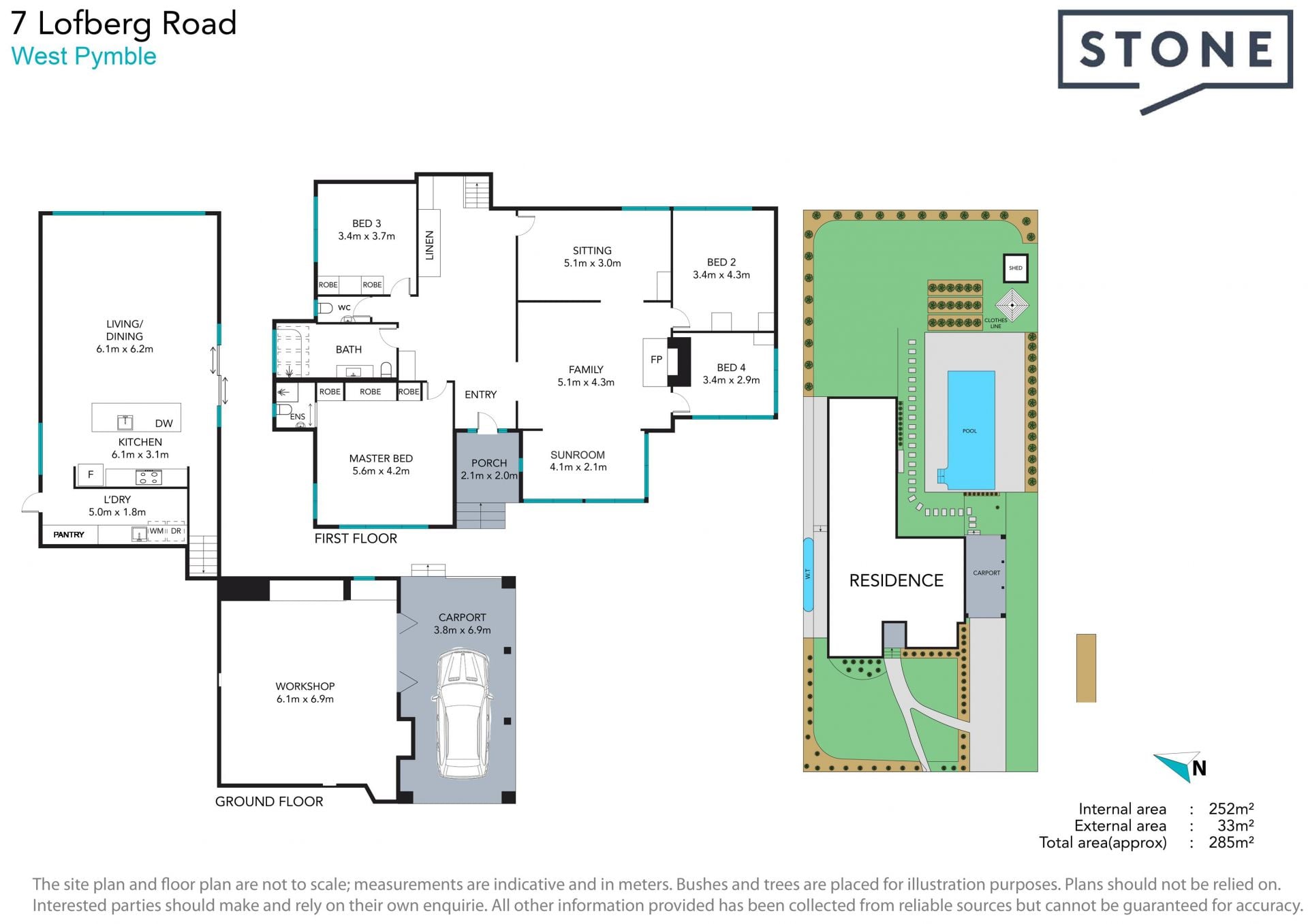Designer transformation in tranquil family-friendly setting