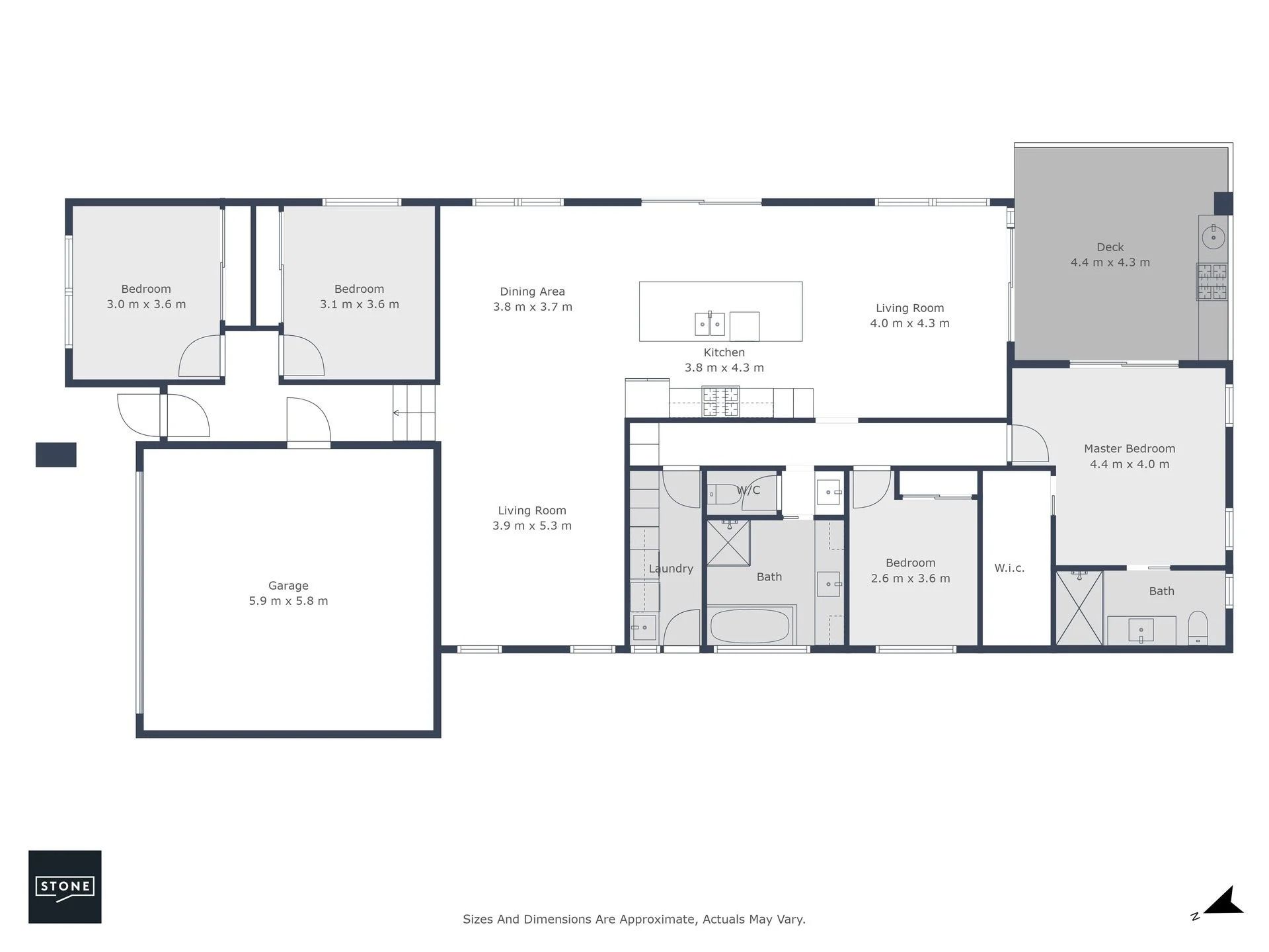 A Spacious Modern Retreat in Peaceful Casey.