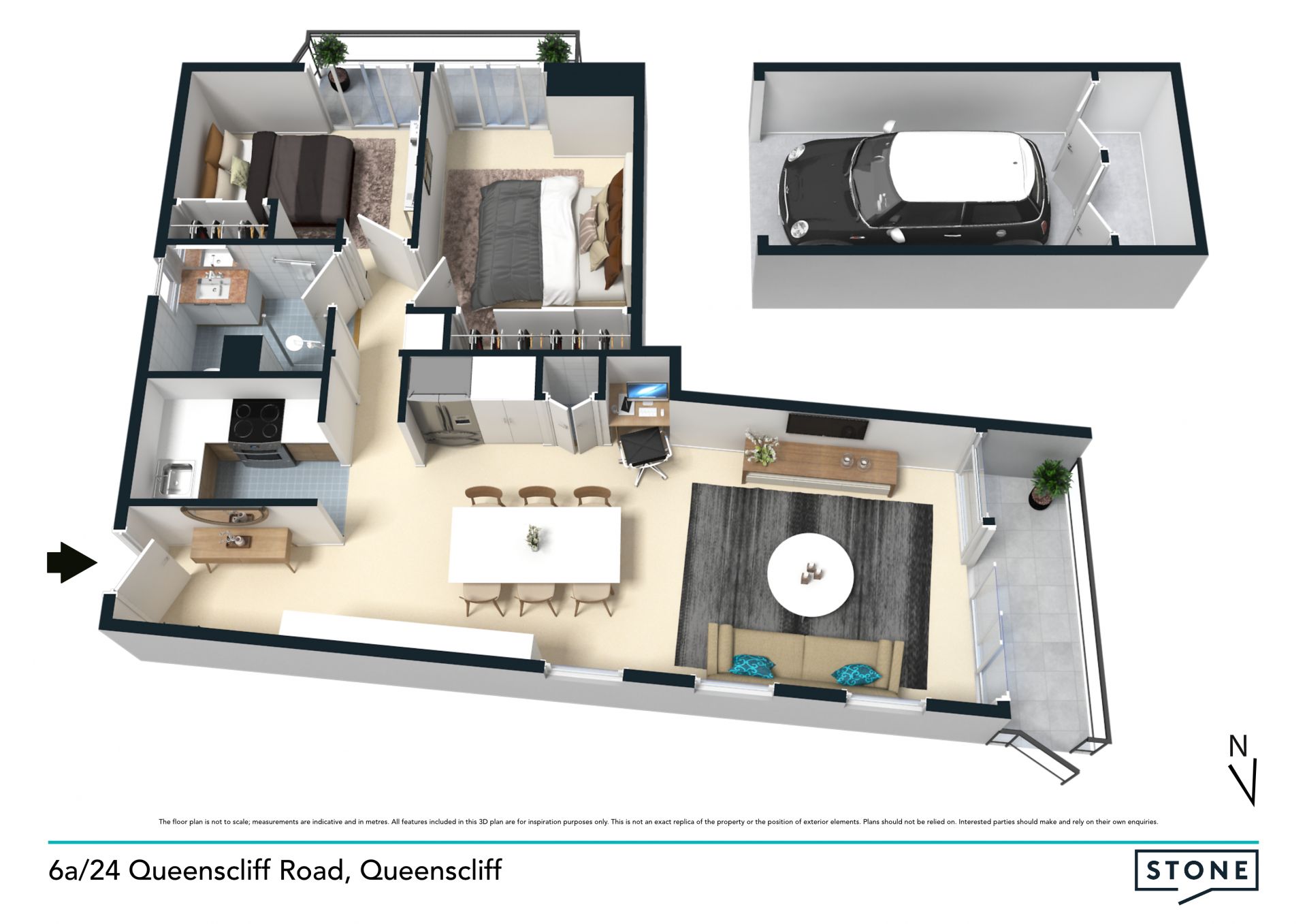 Oceanfront living with direct beach access