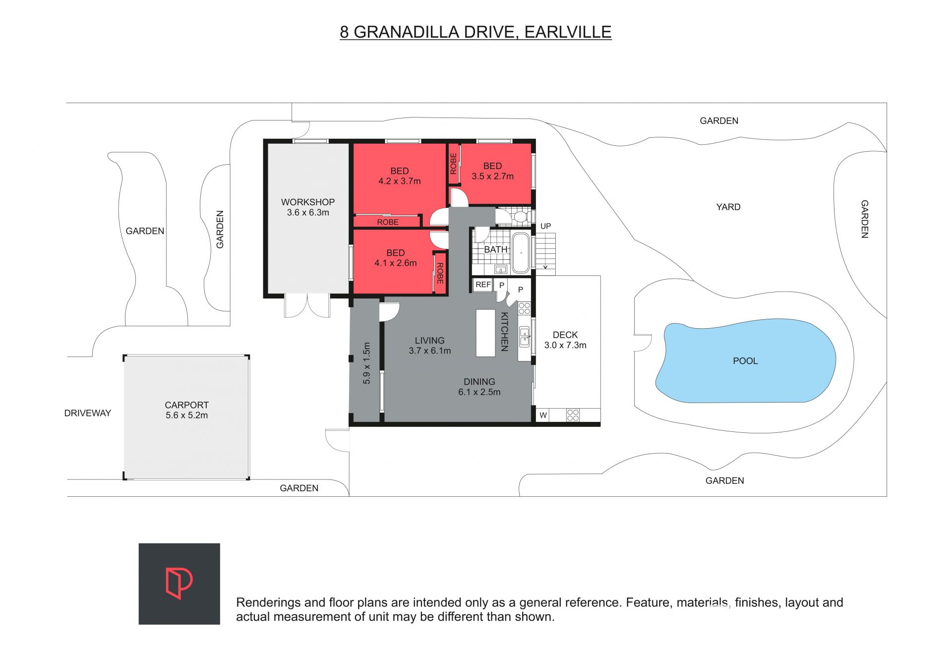 Relaxed Living with Workshop, Pool & Entertaining