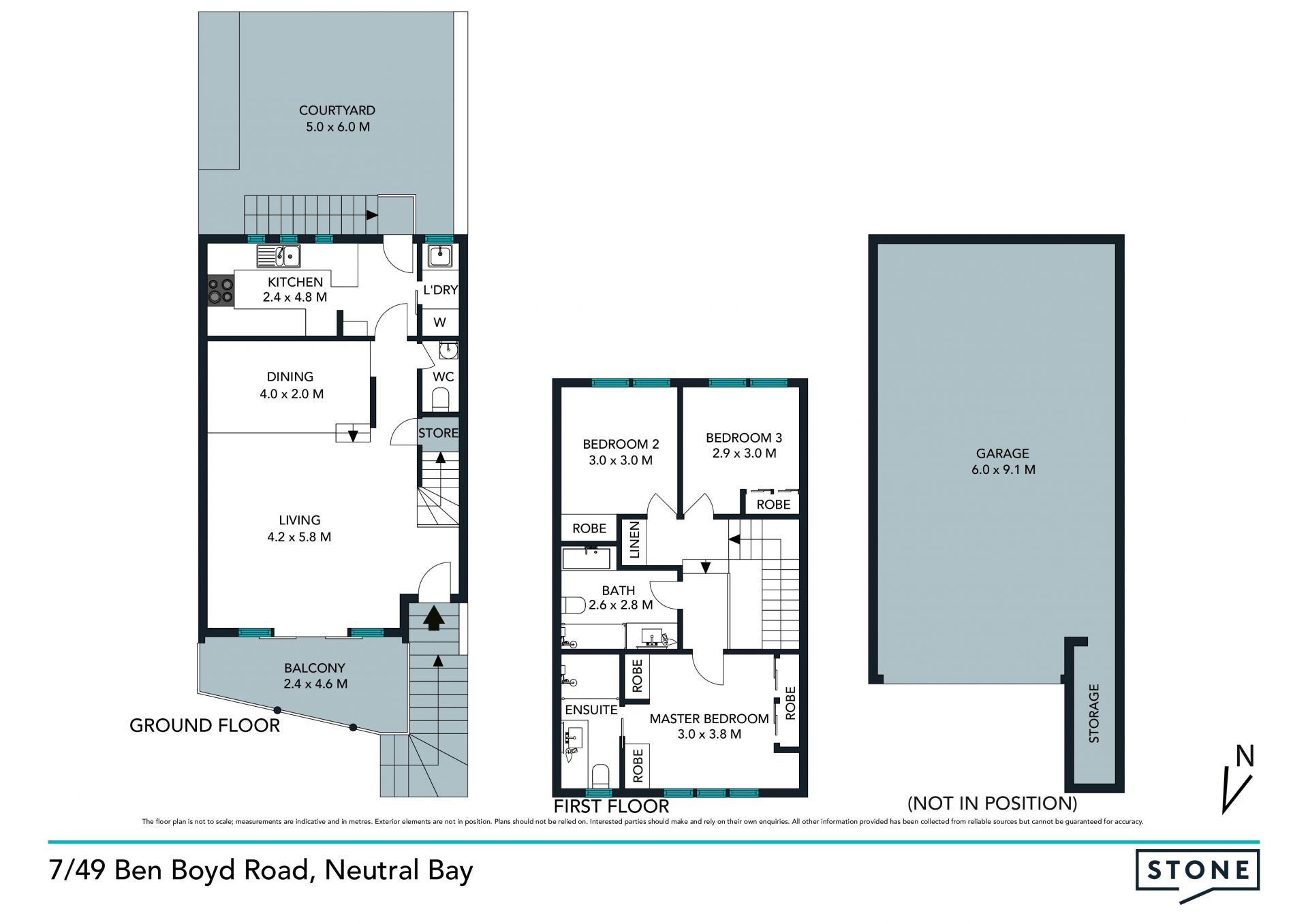 Spacious townhome with rare four-car garage