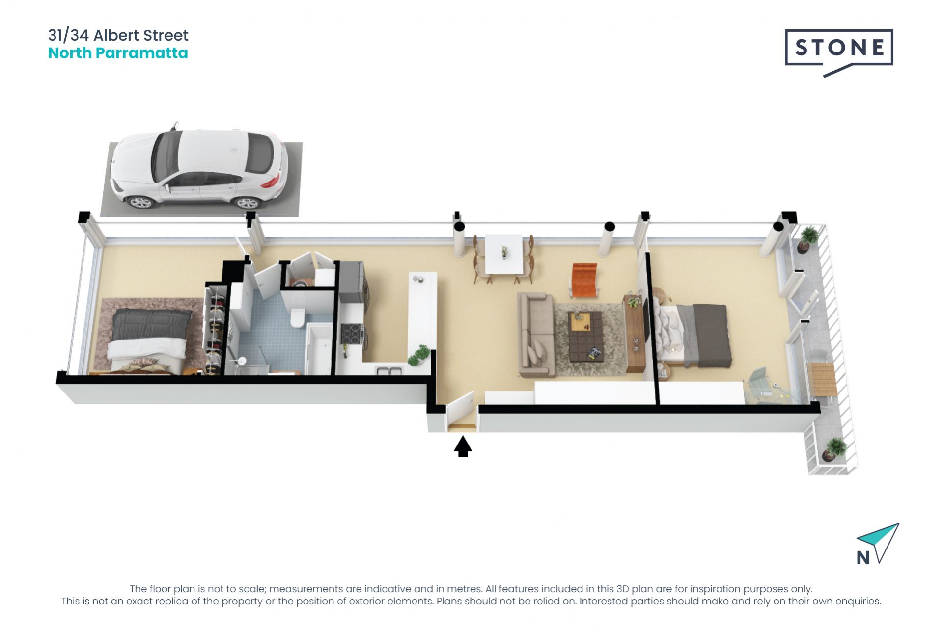 Spectacular Two Bedroom Apartment With Panoramic Views