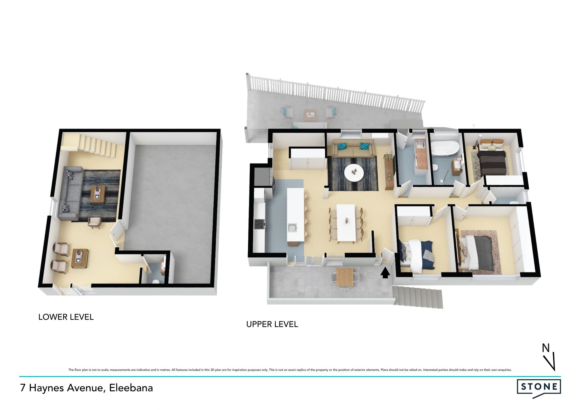 Corner position, dual access