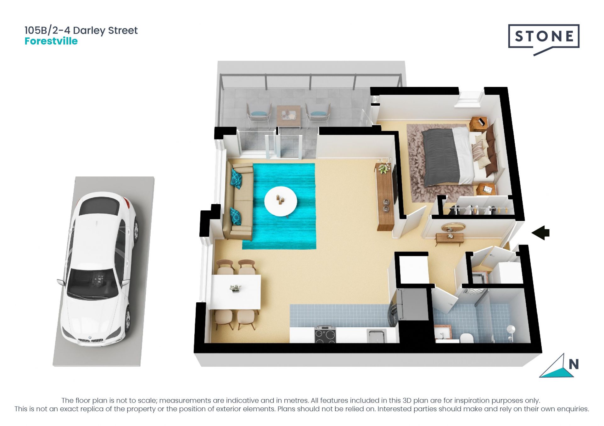 Immaculate one bedroom apartment